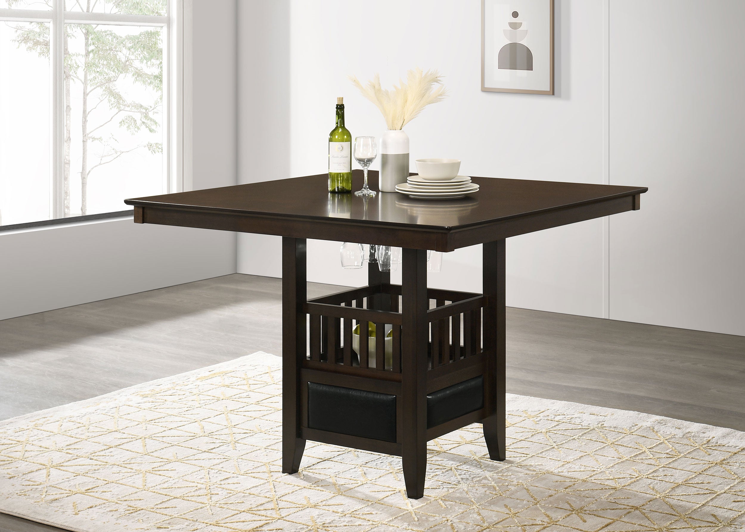Jaden Counter Height Dining Table - Romeo & Juliet Furniture (Warren,MI)