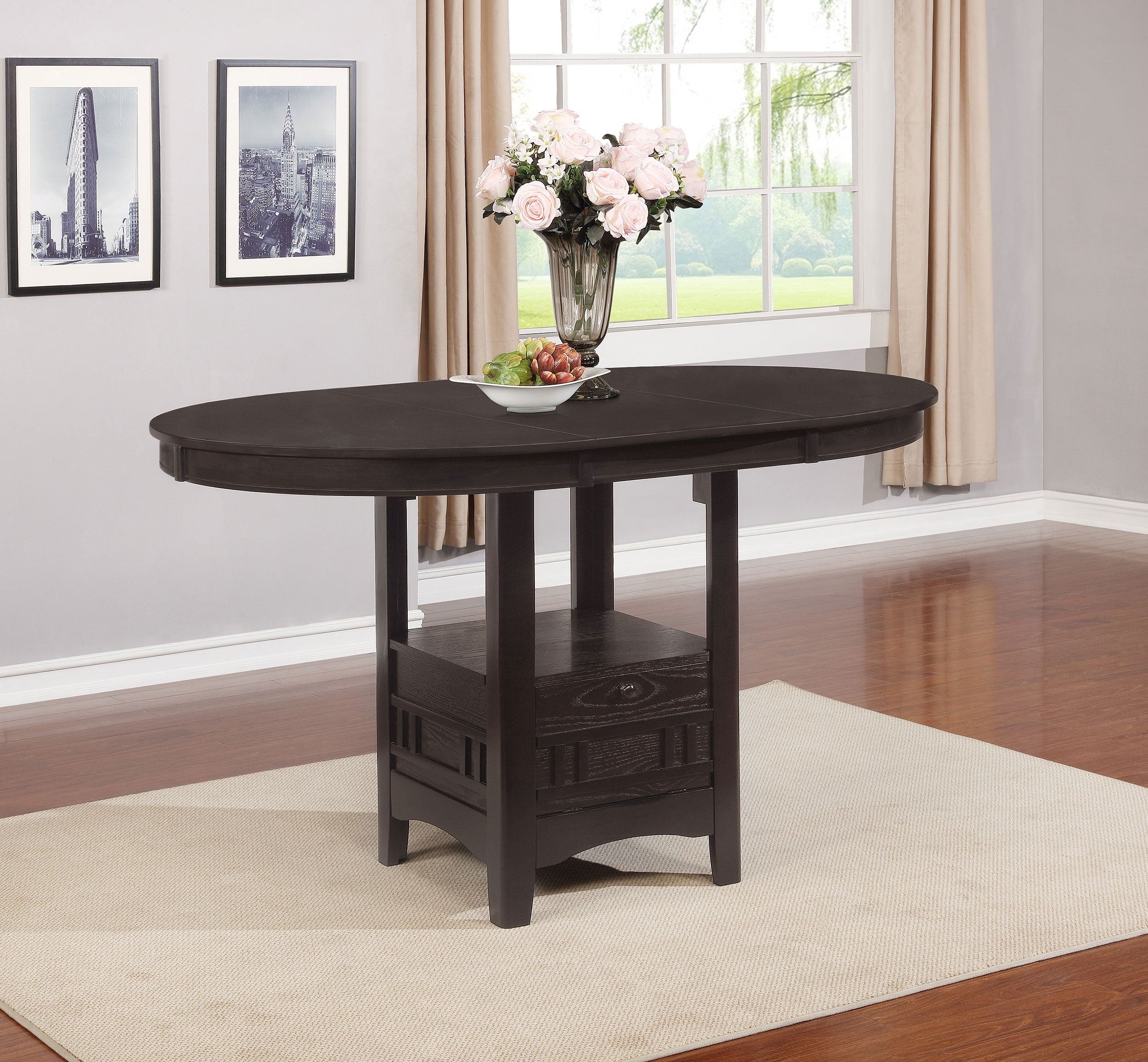 Lavon Counter Height Extension Dining Table - Romeo & Juliet Furniture (Warren,MI)
