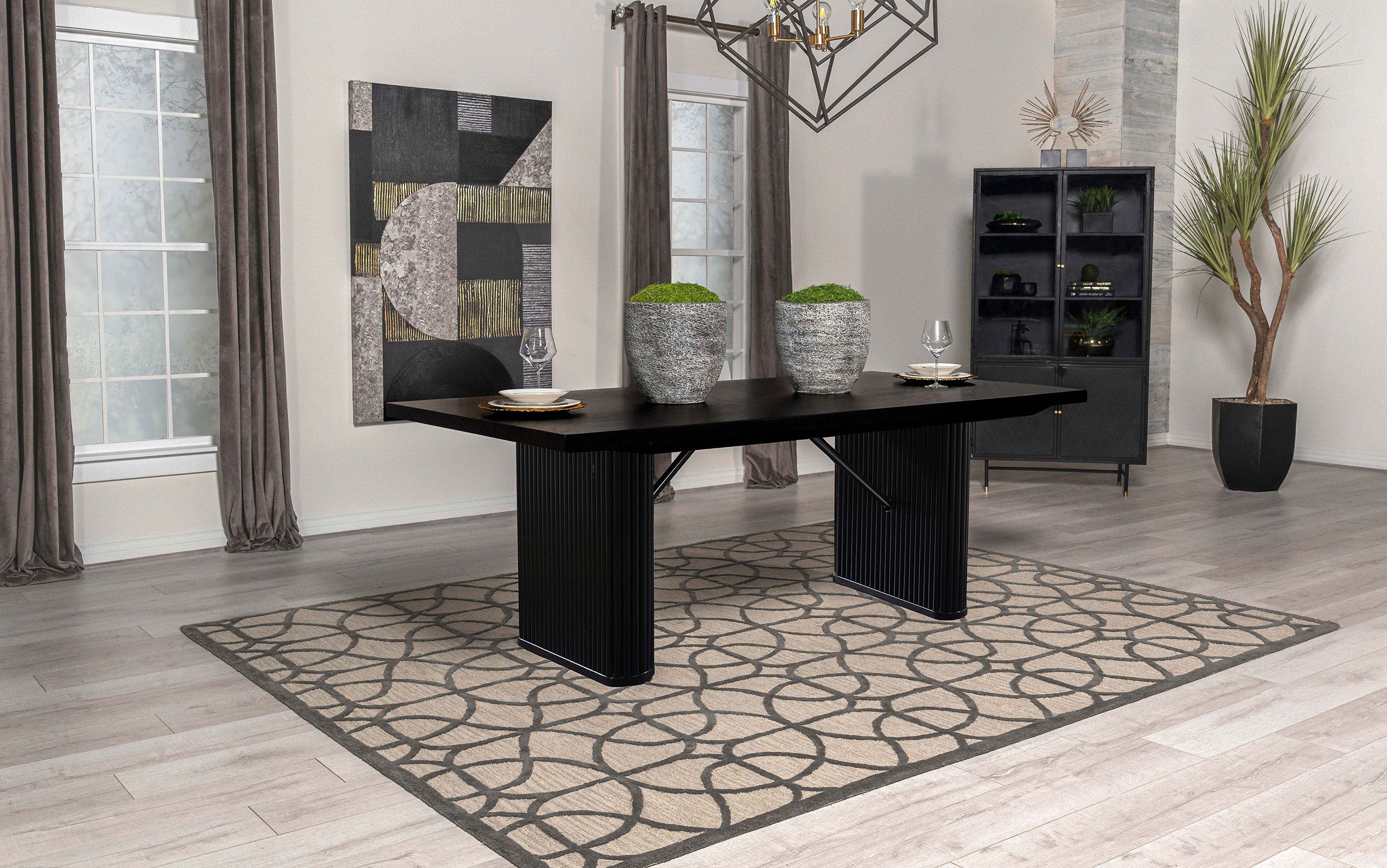Catherine Dining Table - Romeo & Juliet Furniture (Warren,MI)