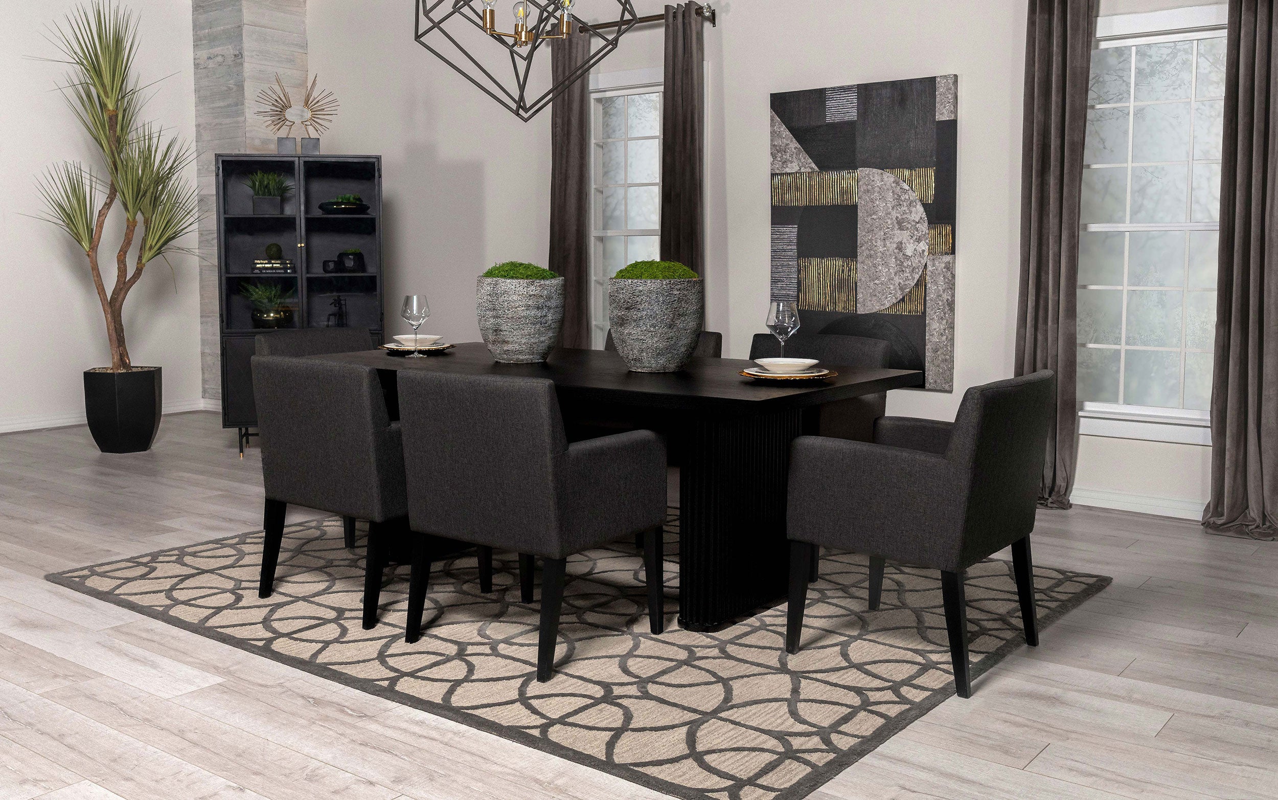 Catherine Dining Table - Romeo & Juliet Furniture (Warren,MI)