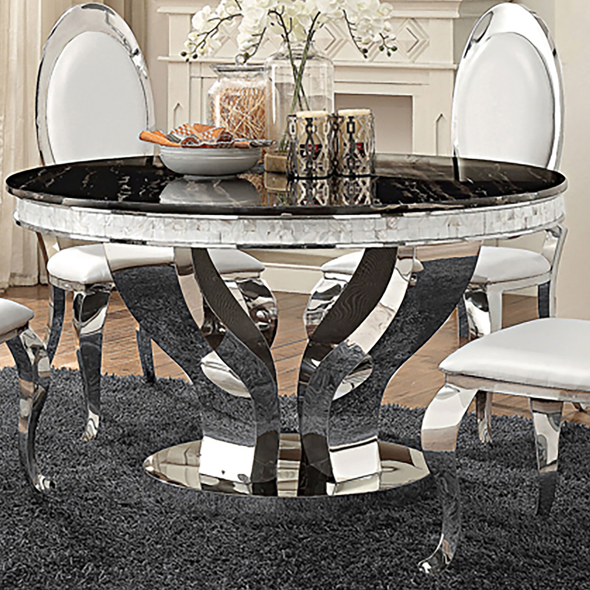 Anchorage Dining Table - Romeo & Juliet Furniture (Warren,MI)