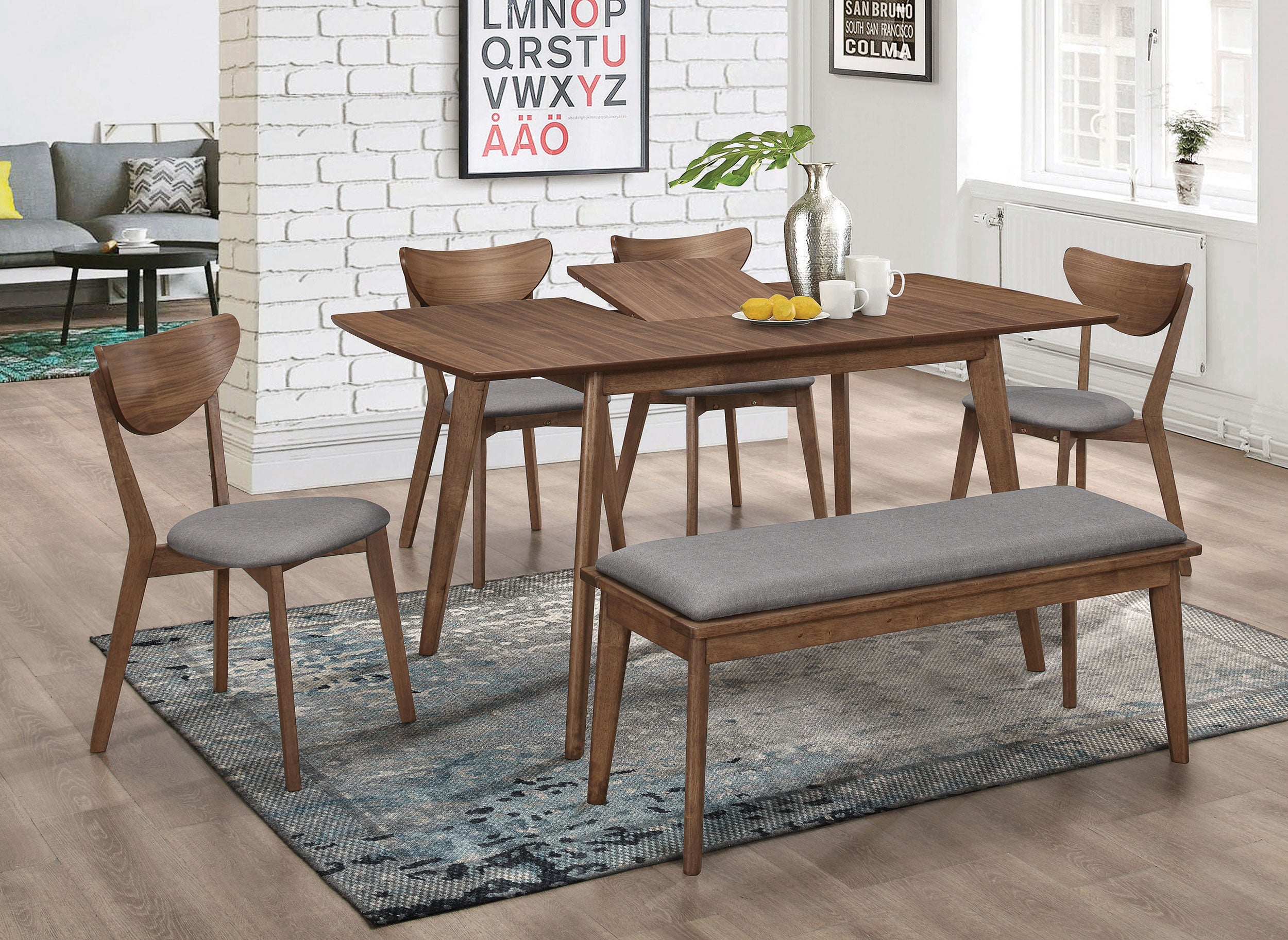 Alfredo Extension Dining Table - Romeo & Juliet Furniture (Warren,MI)