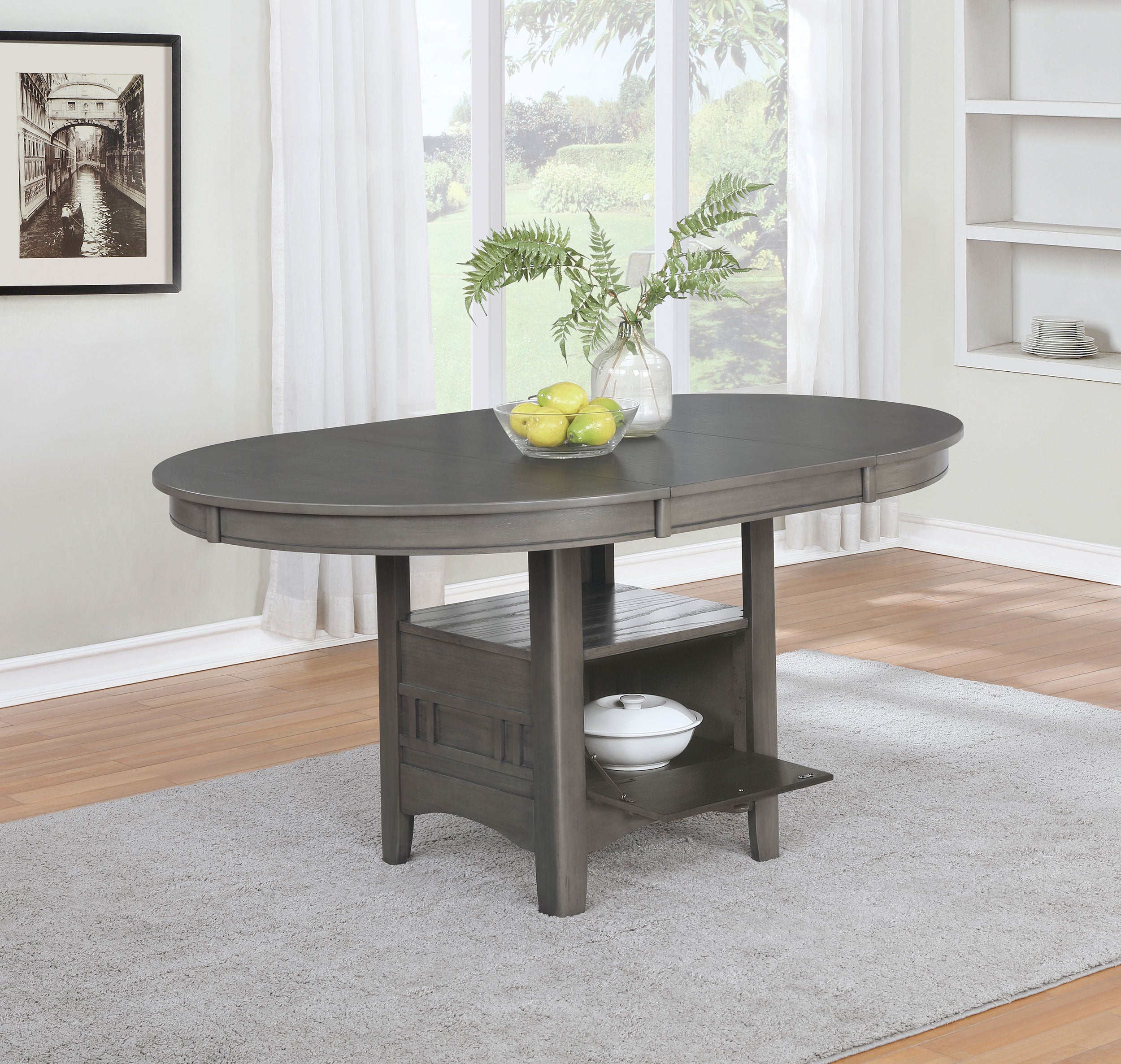 Lavon Extension Dining Table - Romeo & Juliet Furniture (Warren,MI)