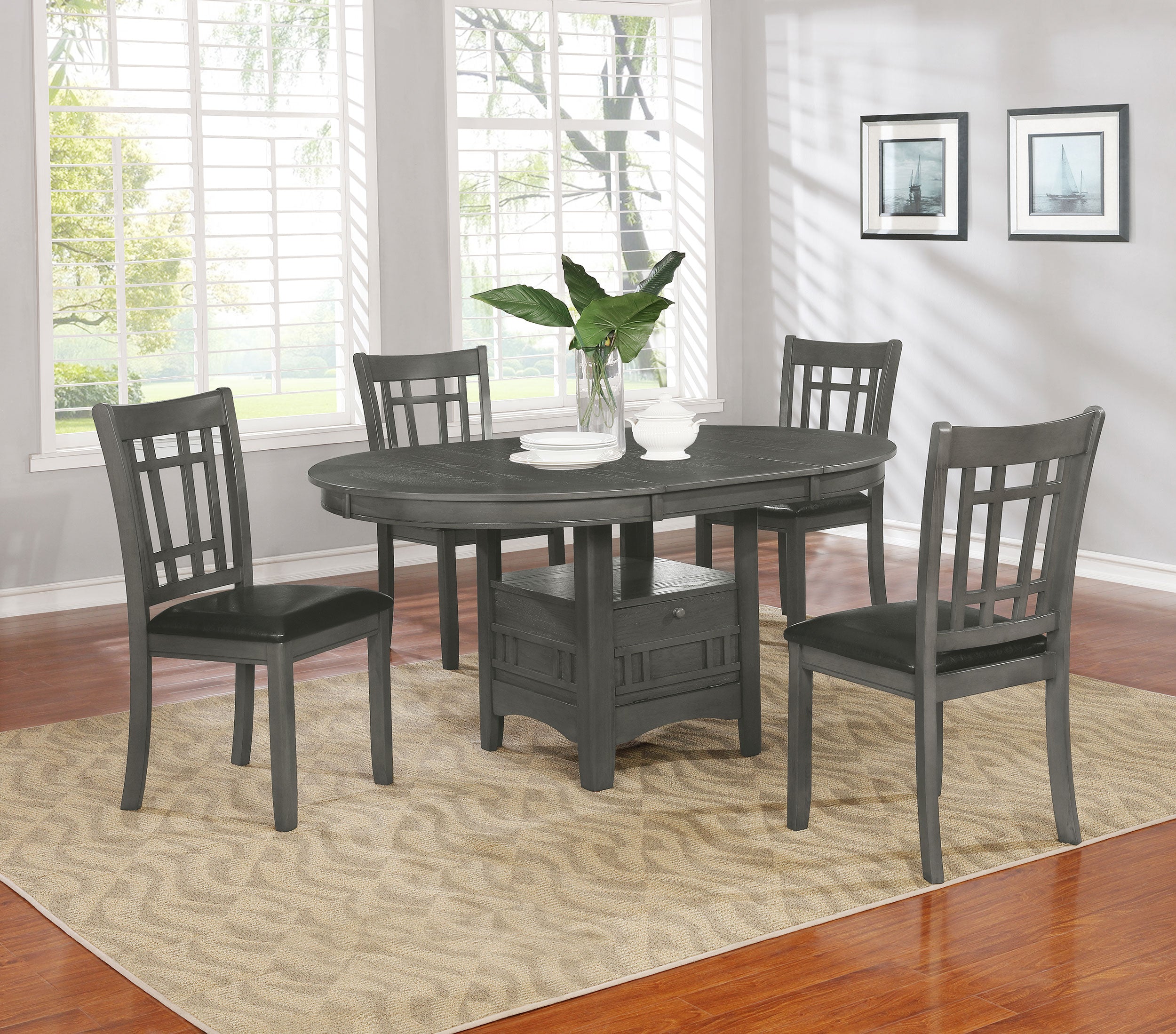 Lavon Extension Dining Table - Romeo & Juliet Furniture (Warren,MI)