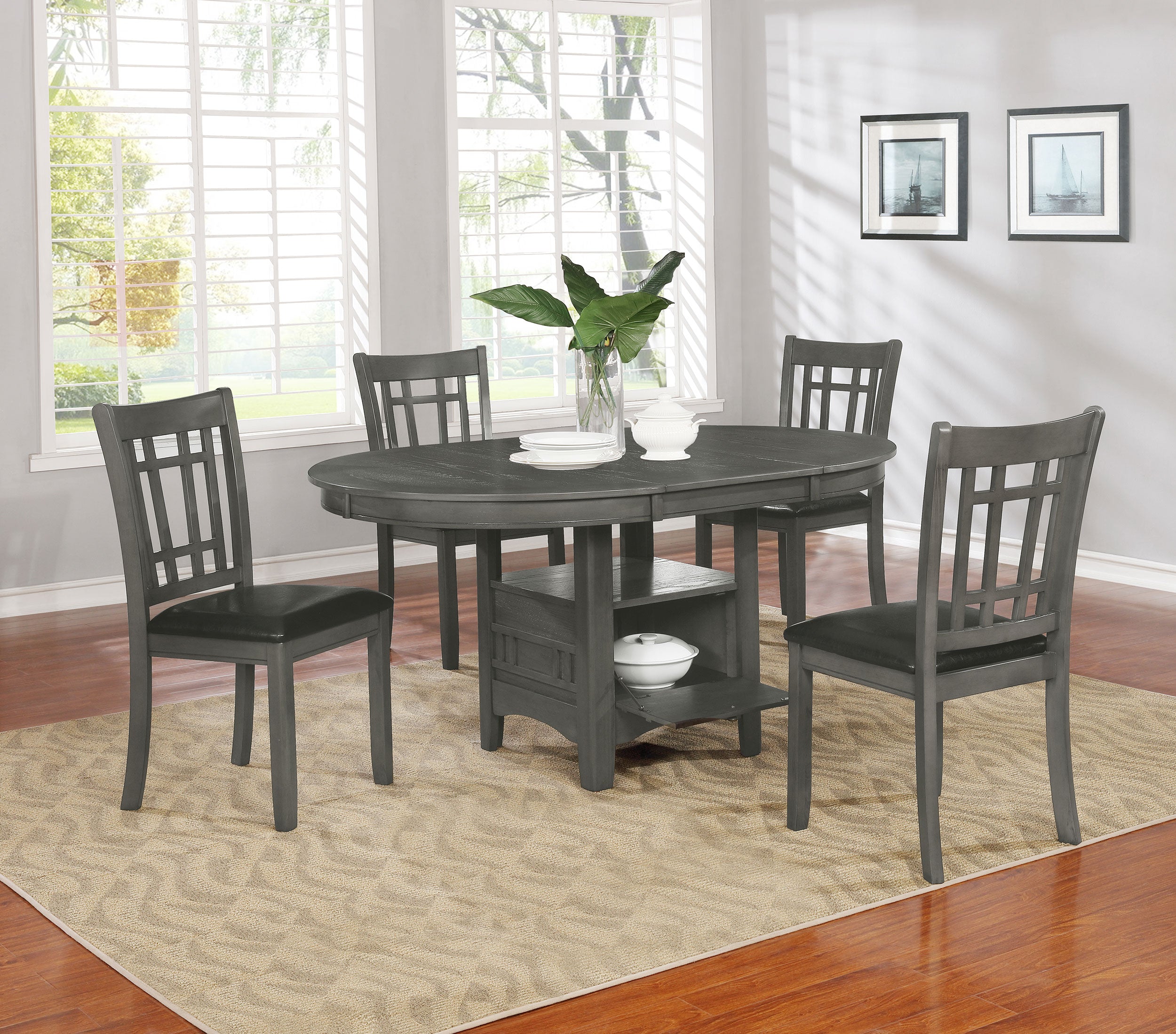 Lavon Extension Dining Table - Romeo & Juliet Furniture (Warren,MI)