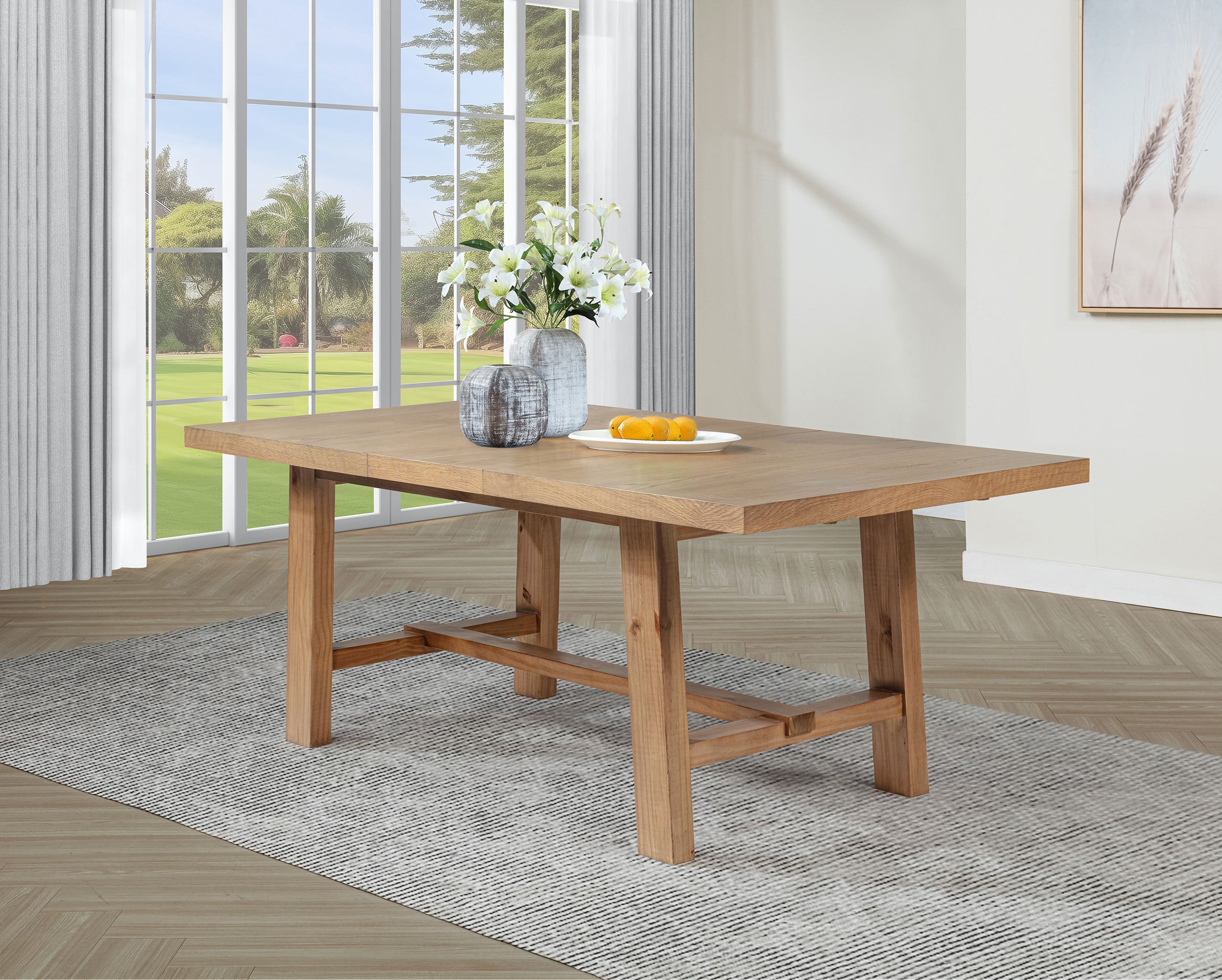 Middleton Extension Dining Table - Romeo & Juliet Furniture (Warren,MI)