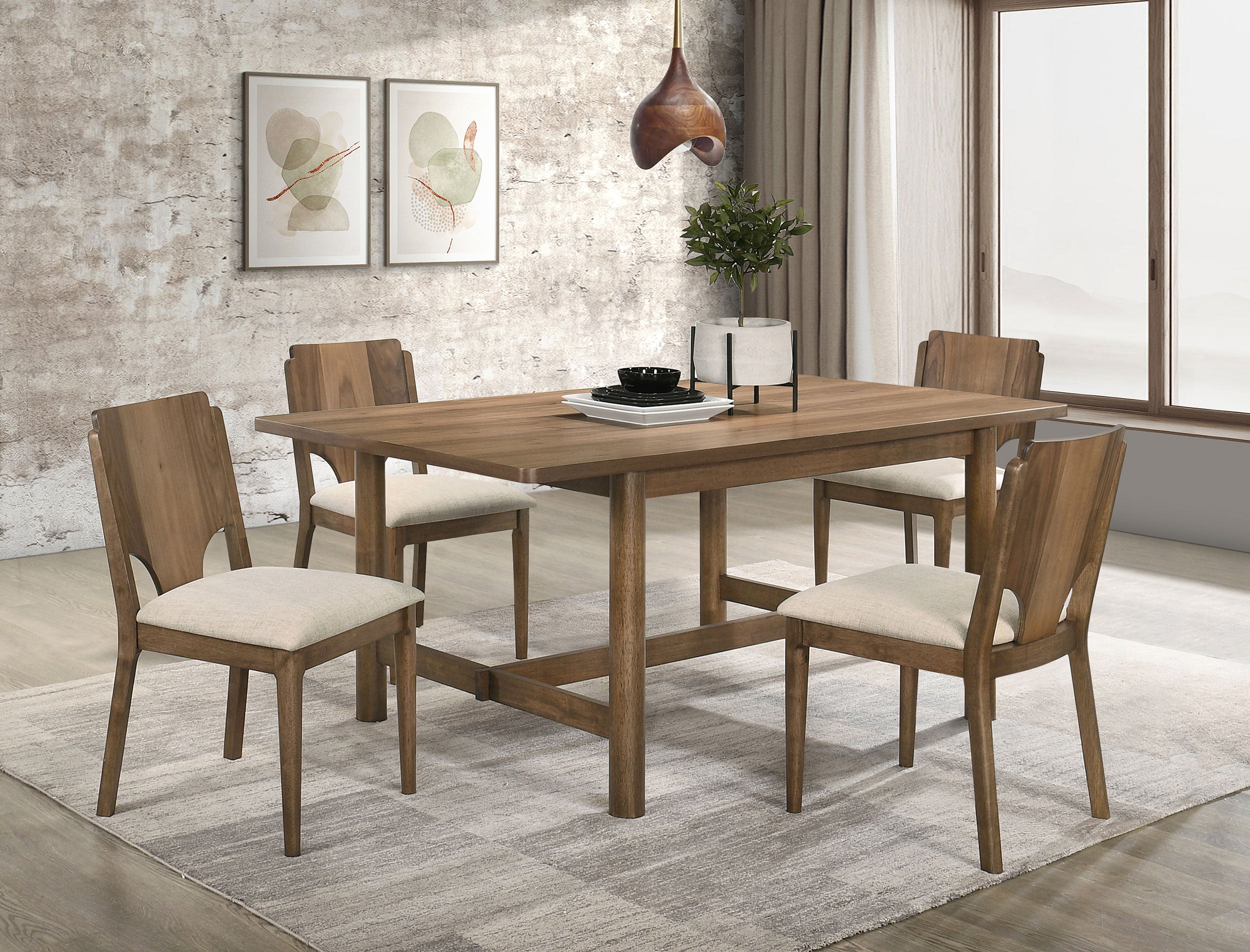 Crestmore Dining Set - Romeo & Juliet Furniture (Warren,MI)