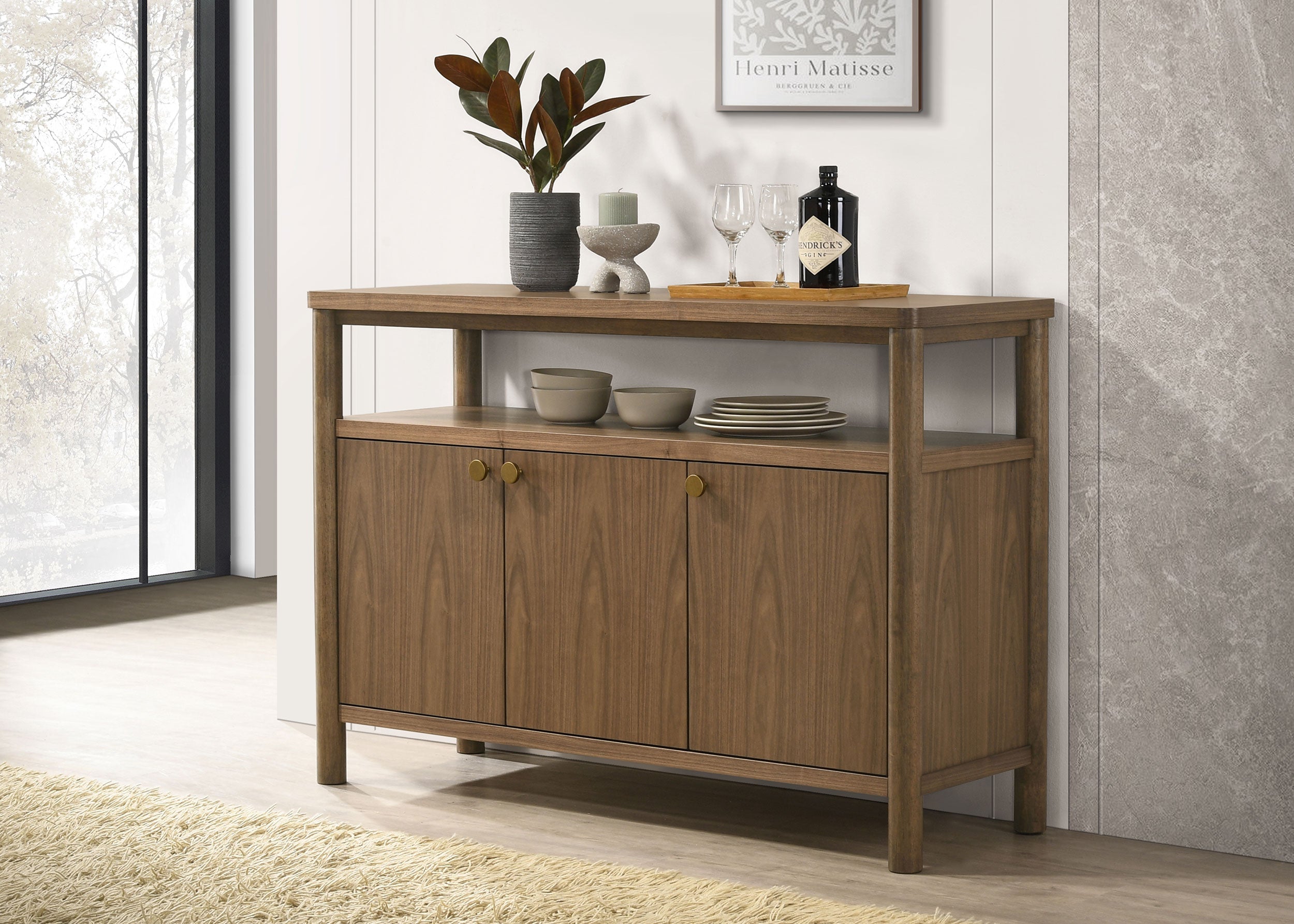 Crestmore Sideboard - Romeo & Juliet Furniture (Warren,MI)