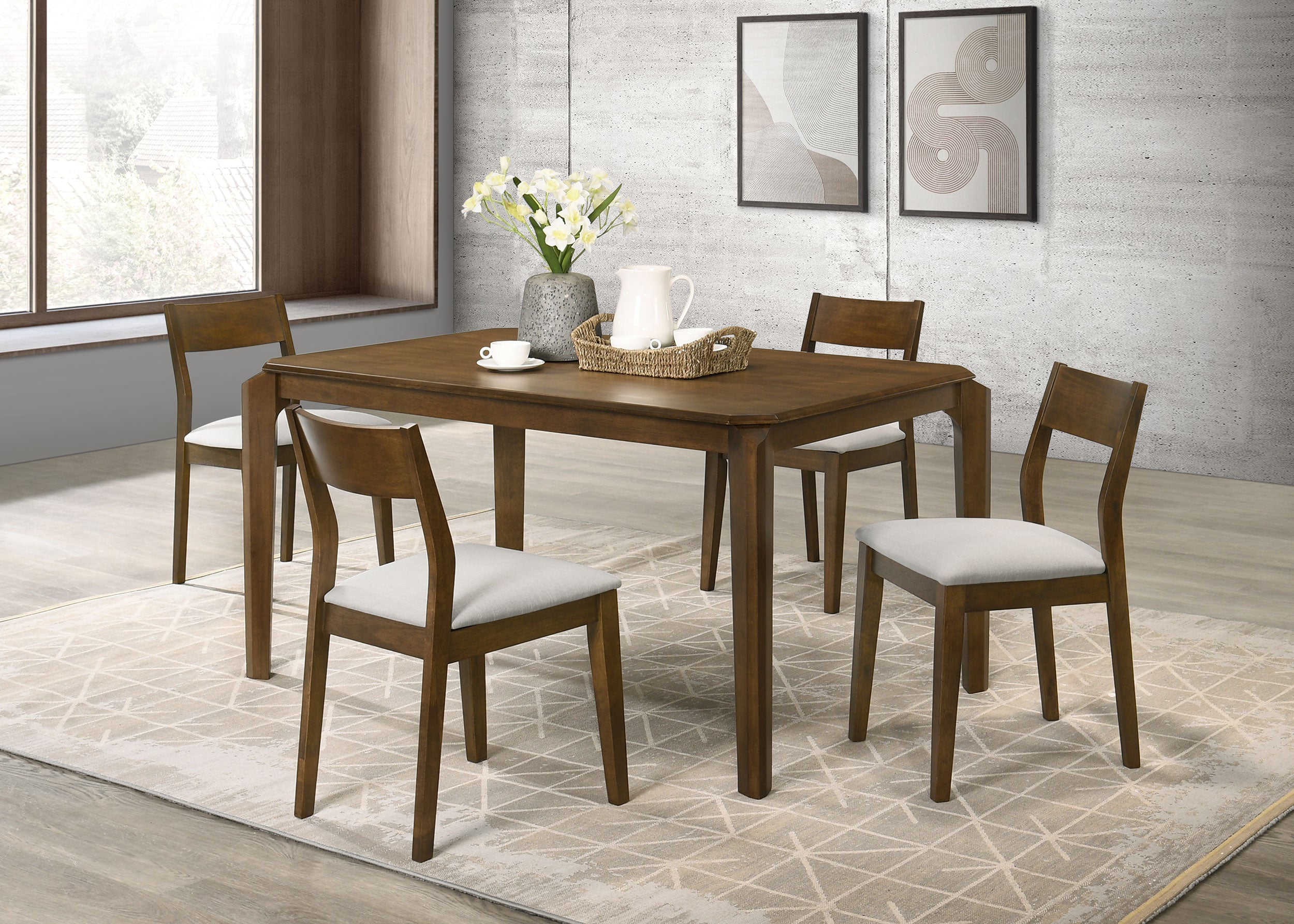 Almonte Dining Set - Romeo & Juliet Furniture (Warren,MI)