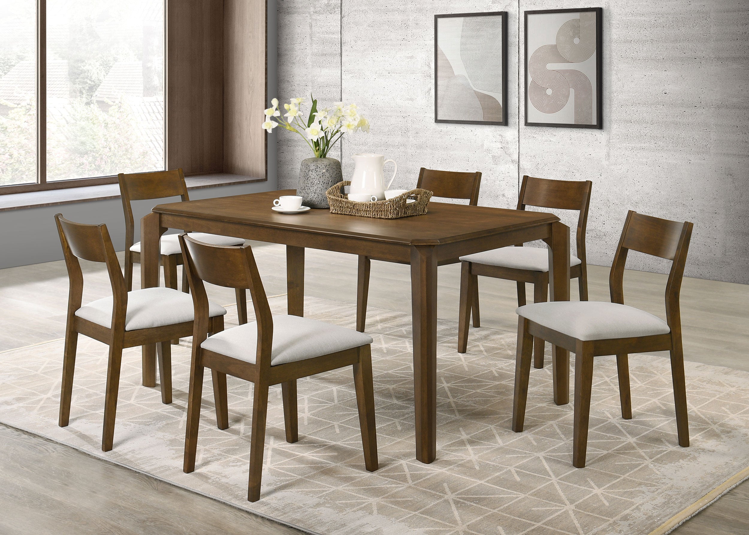 Almonte Dining Set - Romeo & Juliet Furniture (Warren,MI)