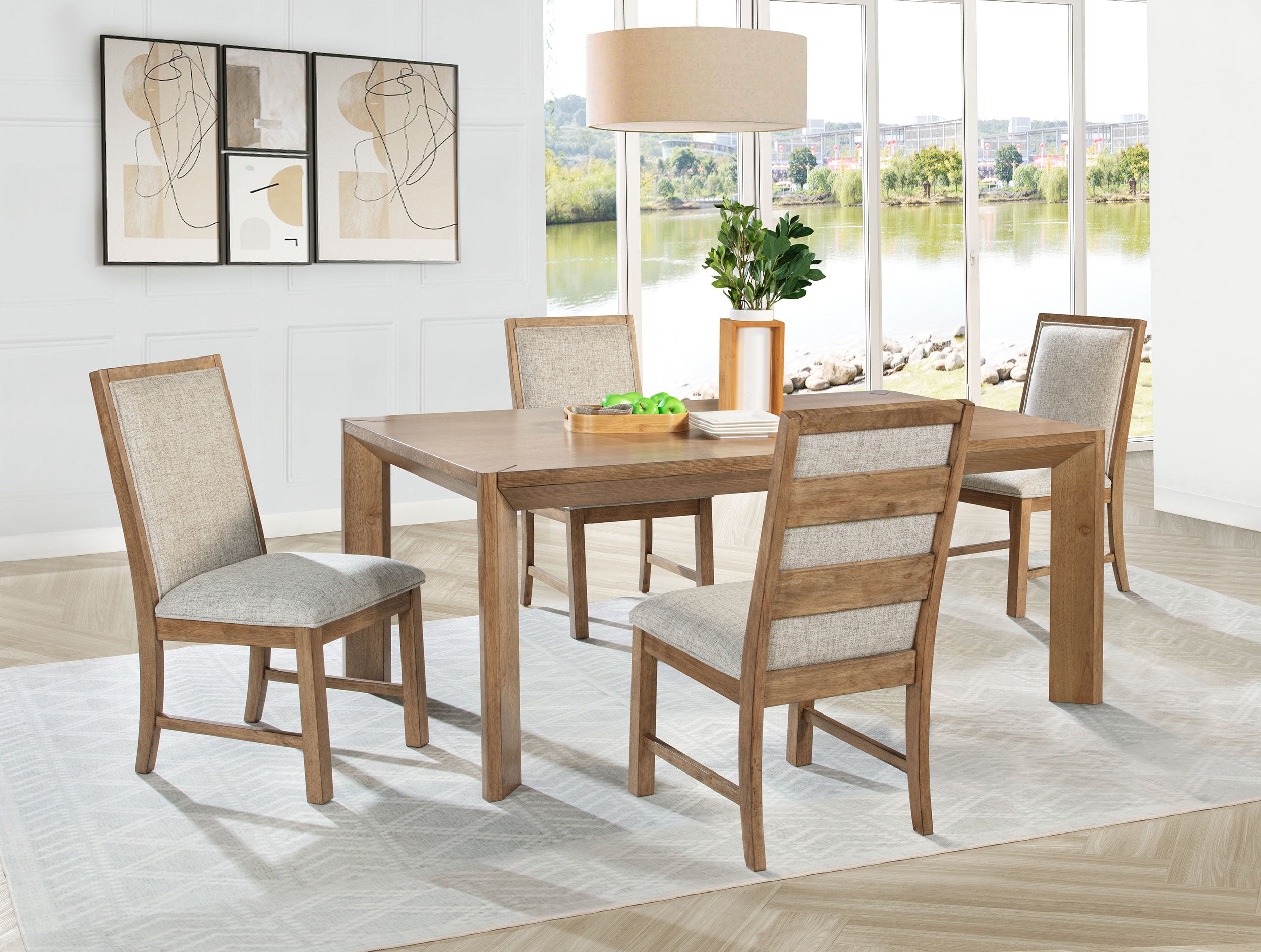 Bruner Dining Set - Romeo & Juliet Furniture (Warren,MI)