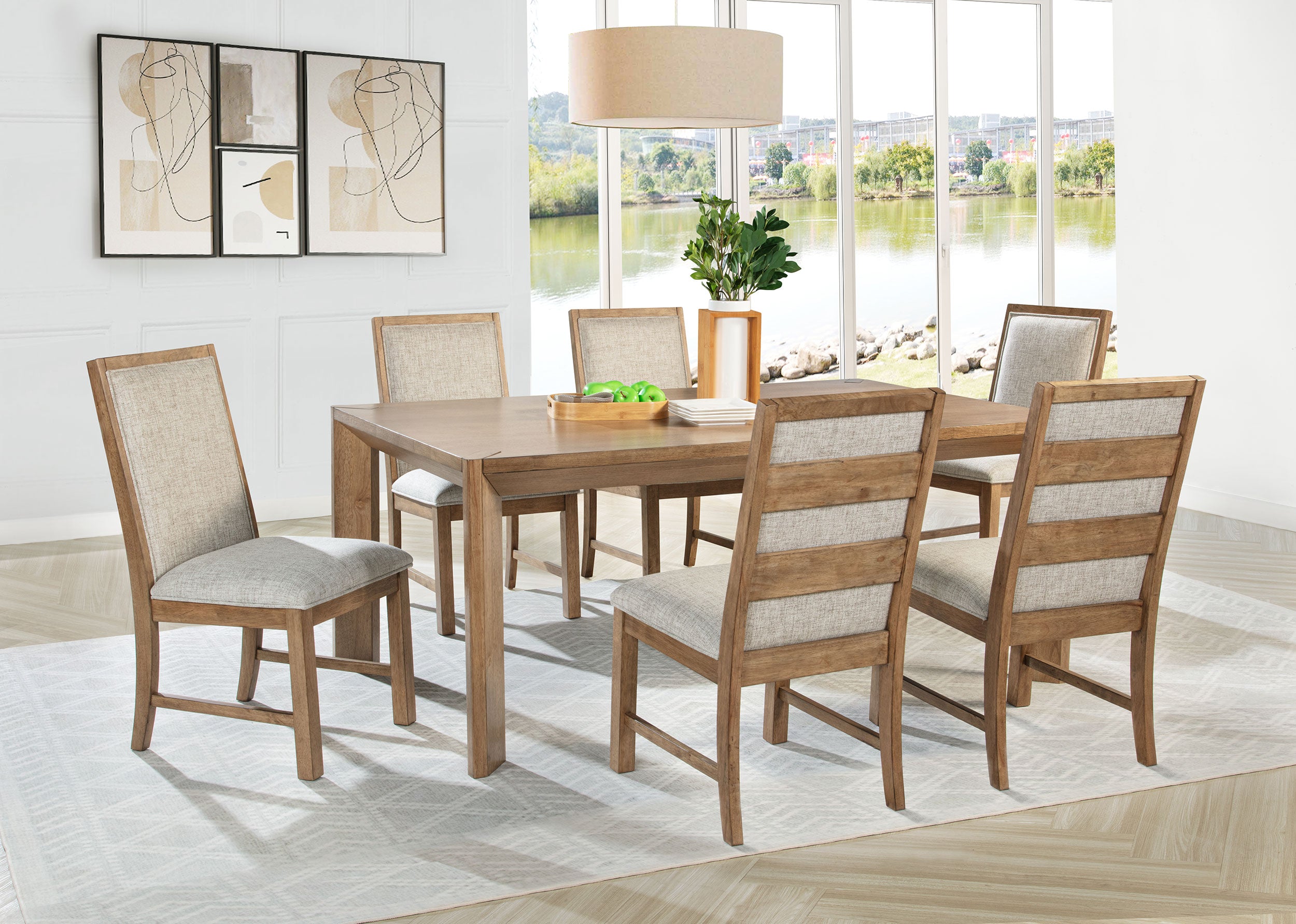 Bruner Dining Set - Romeo & Juliet Furniture (Warren,MI)