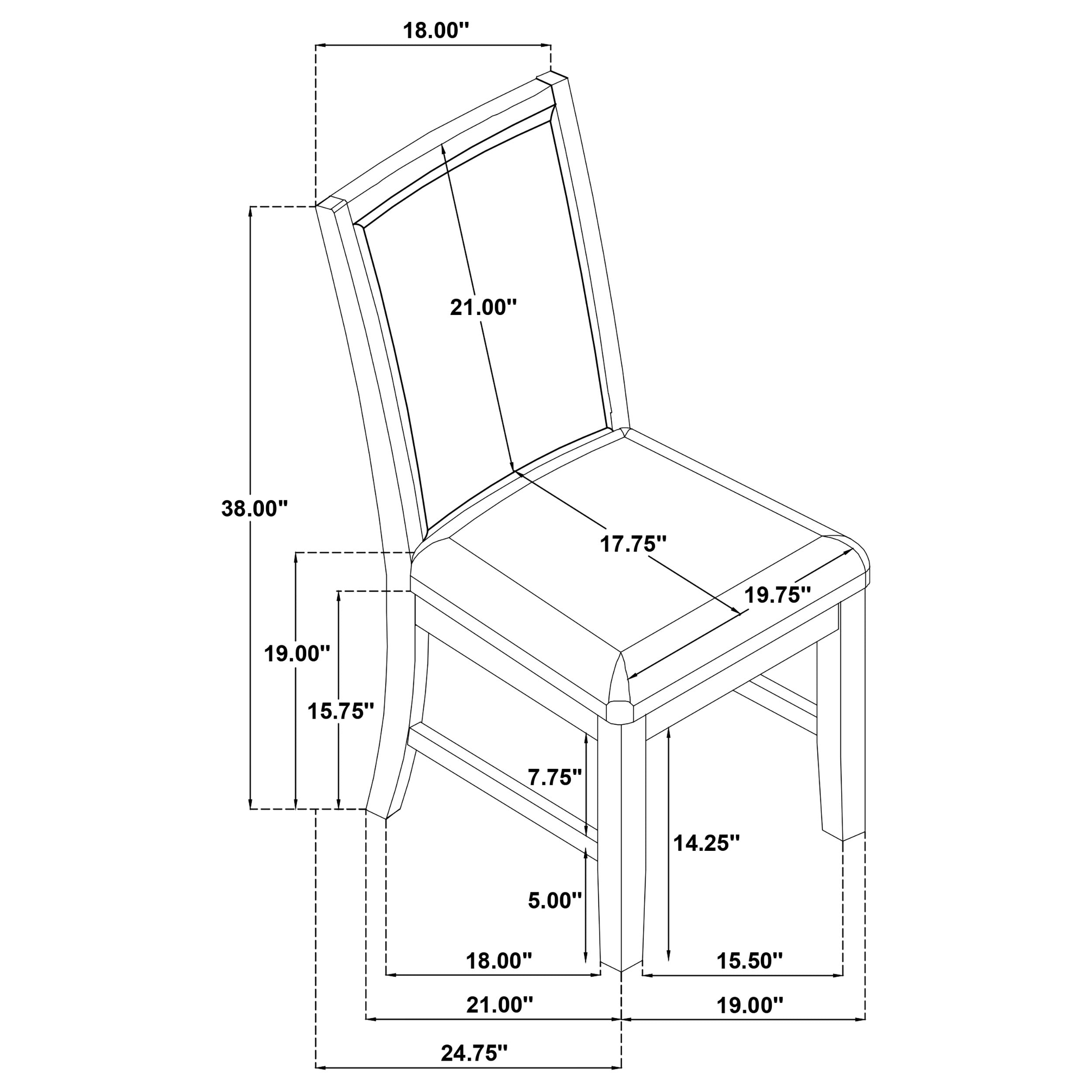Bruner Dining Set - Romeo & Juliet Furniture (Warren,MI)