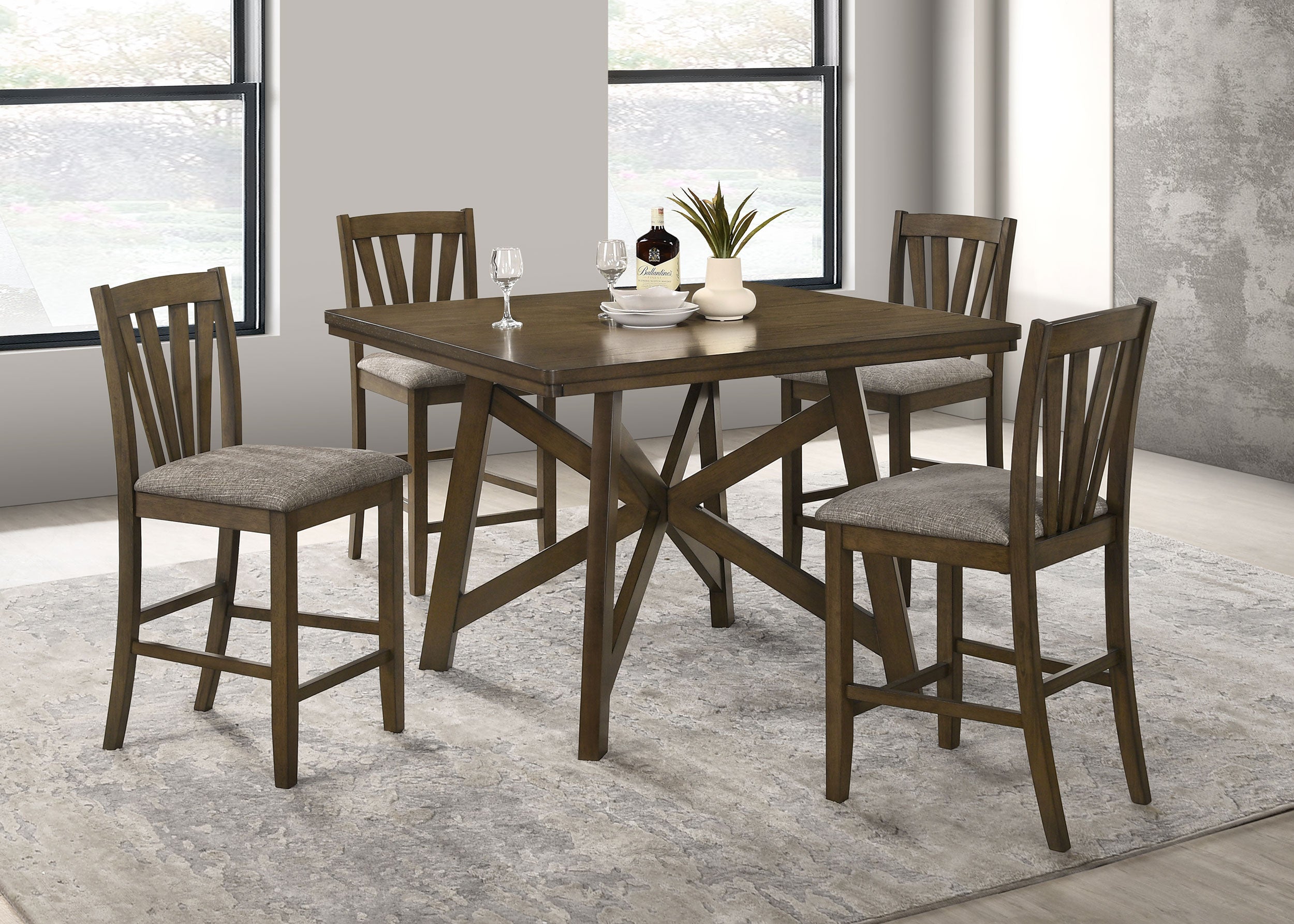 Canfield Counter Height Dining Set - Romeo & Juliet Furniture (Warren,MI)