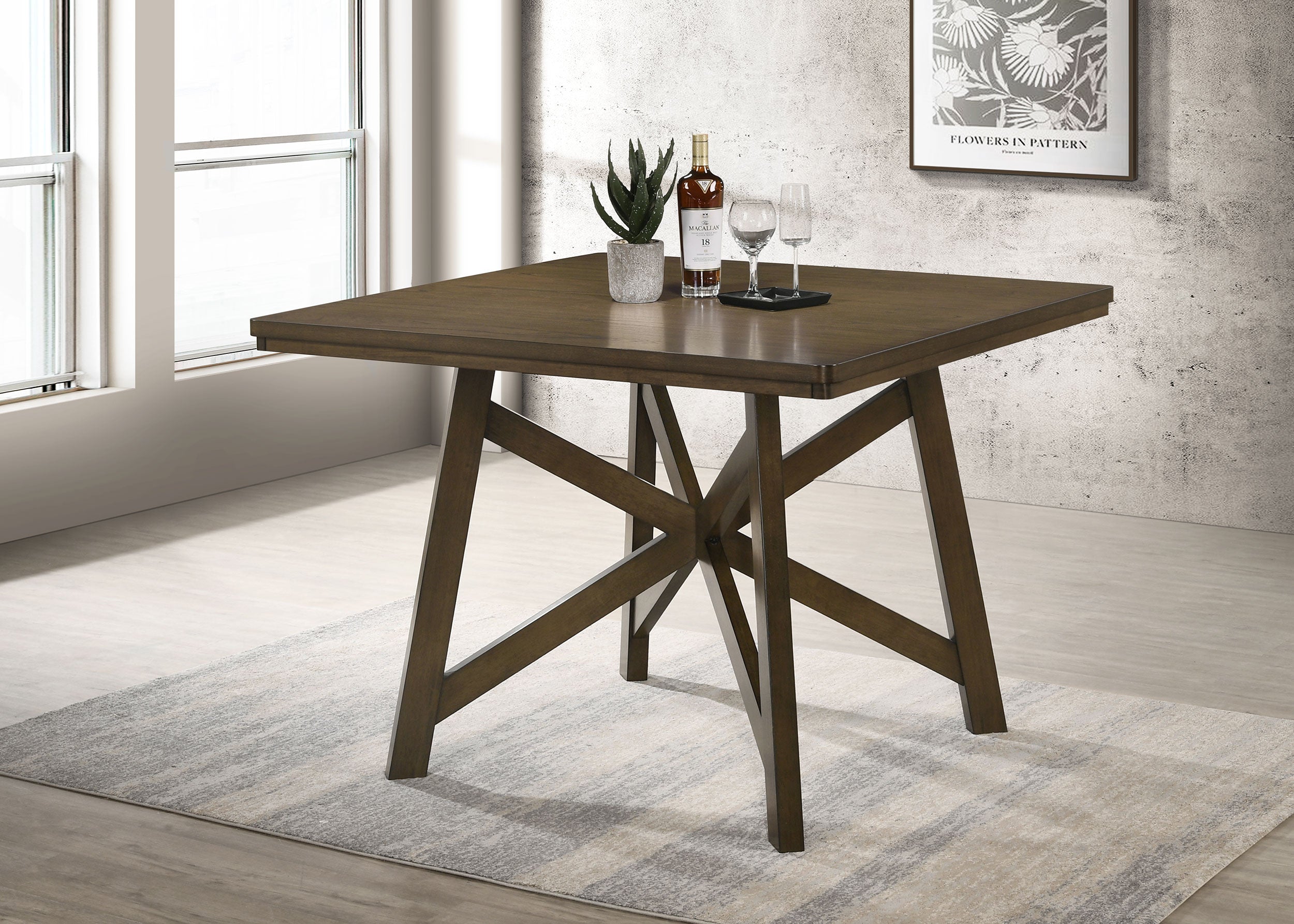 Canfield Counter Height Dining Table - Romeo & Juliet Furniture (Warren,MI)