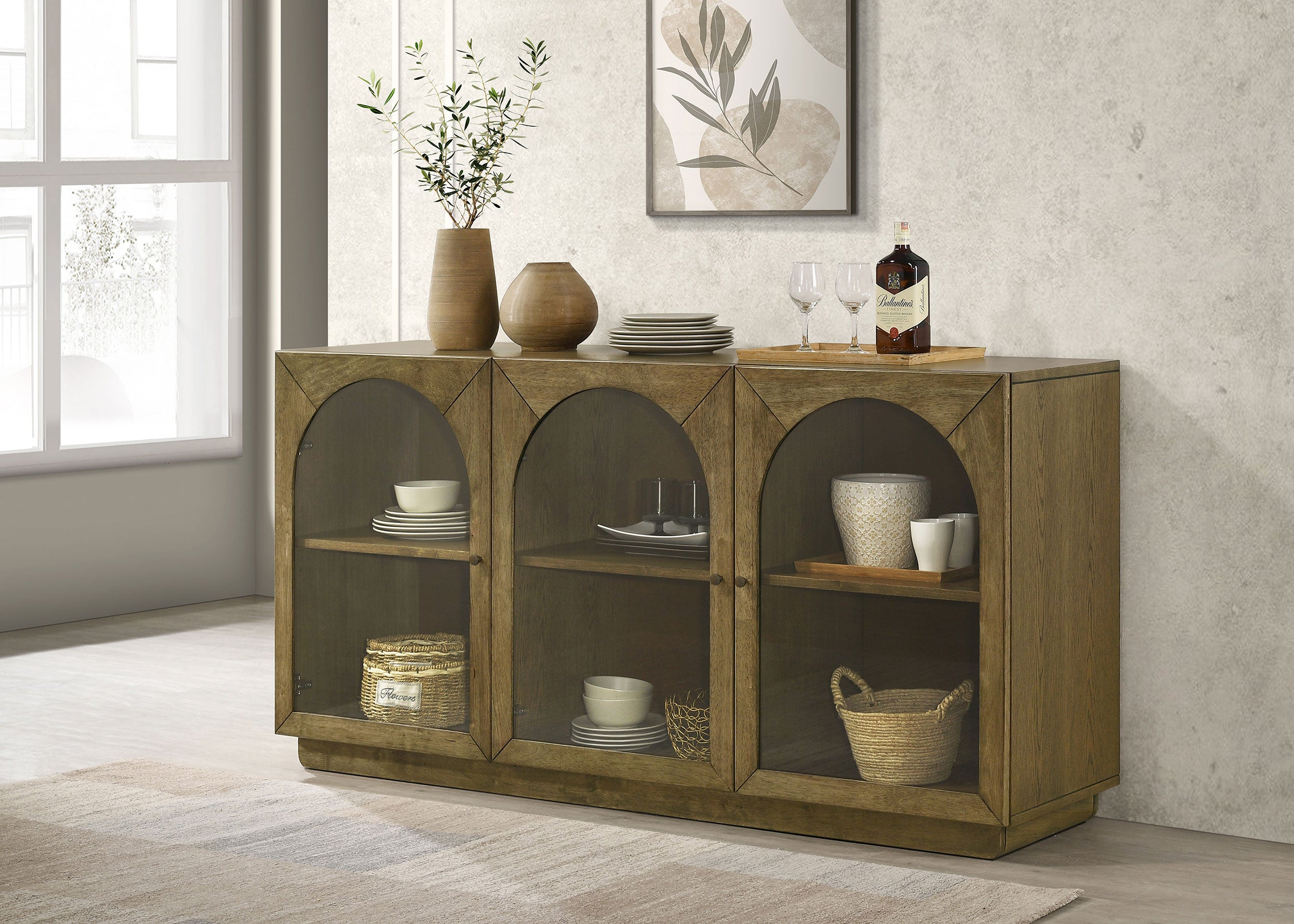 Castlewood Sideboard - Romeo & Juliet Furniture (Warren,MI)