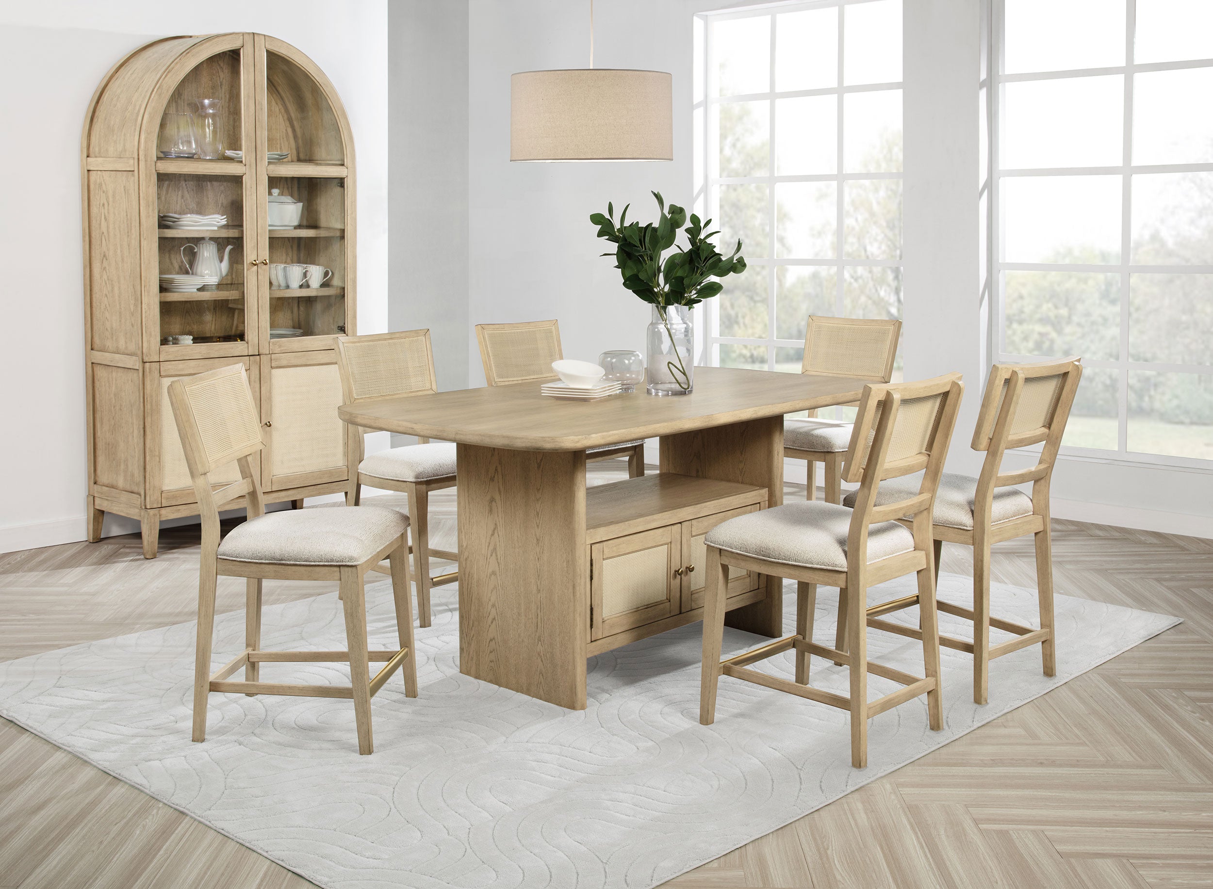 Kailani Counter Height Dining Set - Romeo & Juliet Furniture (Warren,MI)