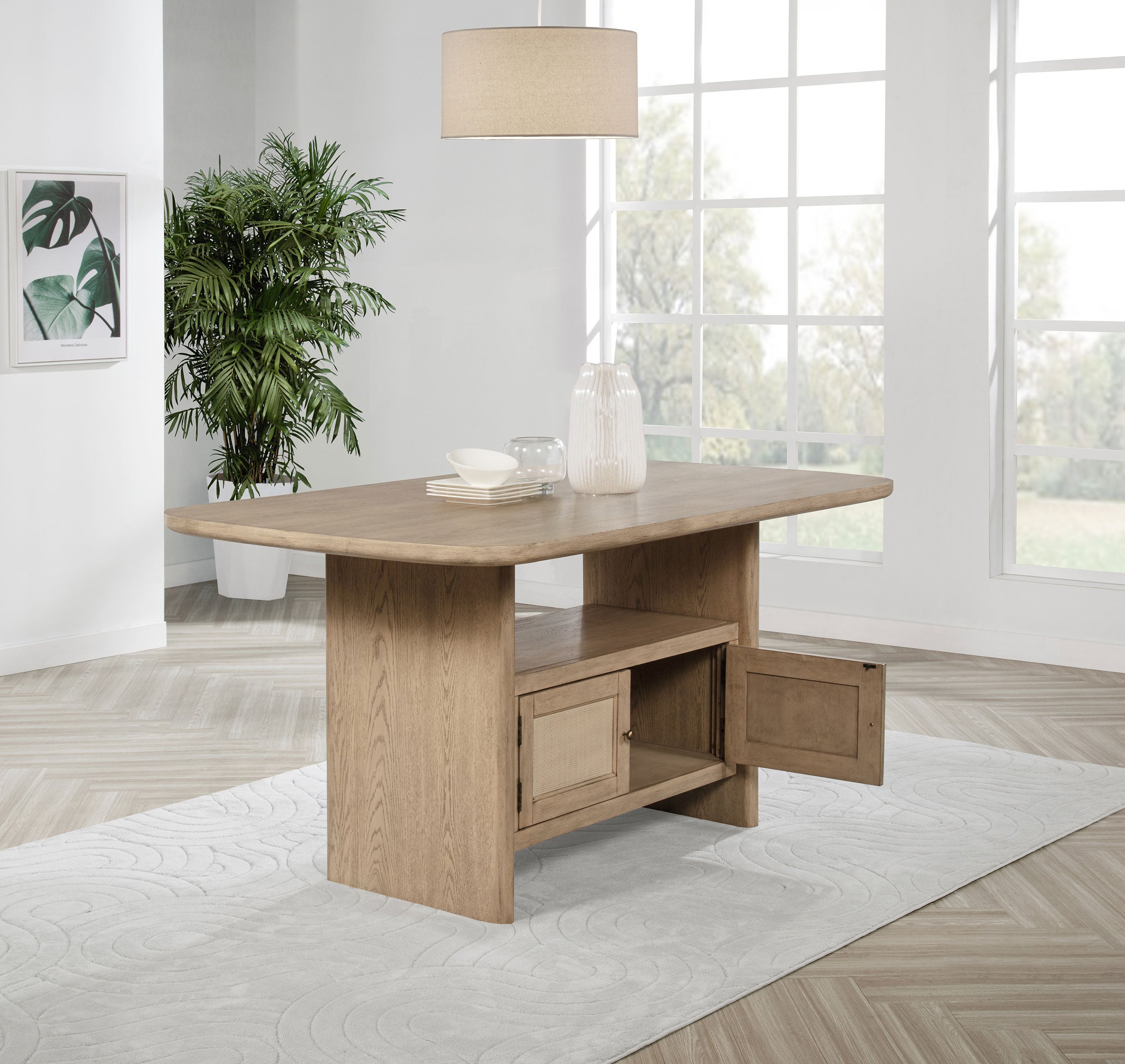 Kailani Counter Height Dining Table - Romeo & Juliet Furniture (Warren,MI)