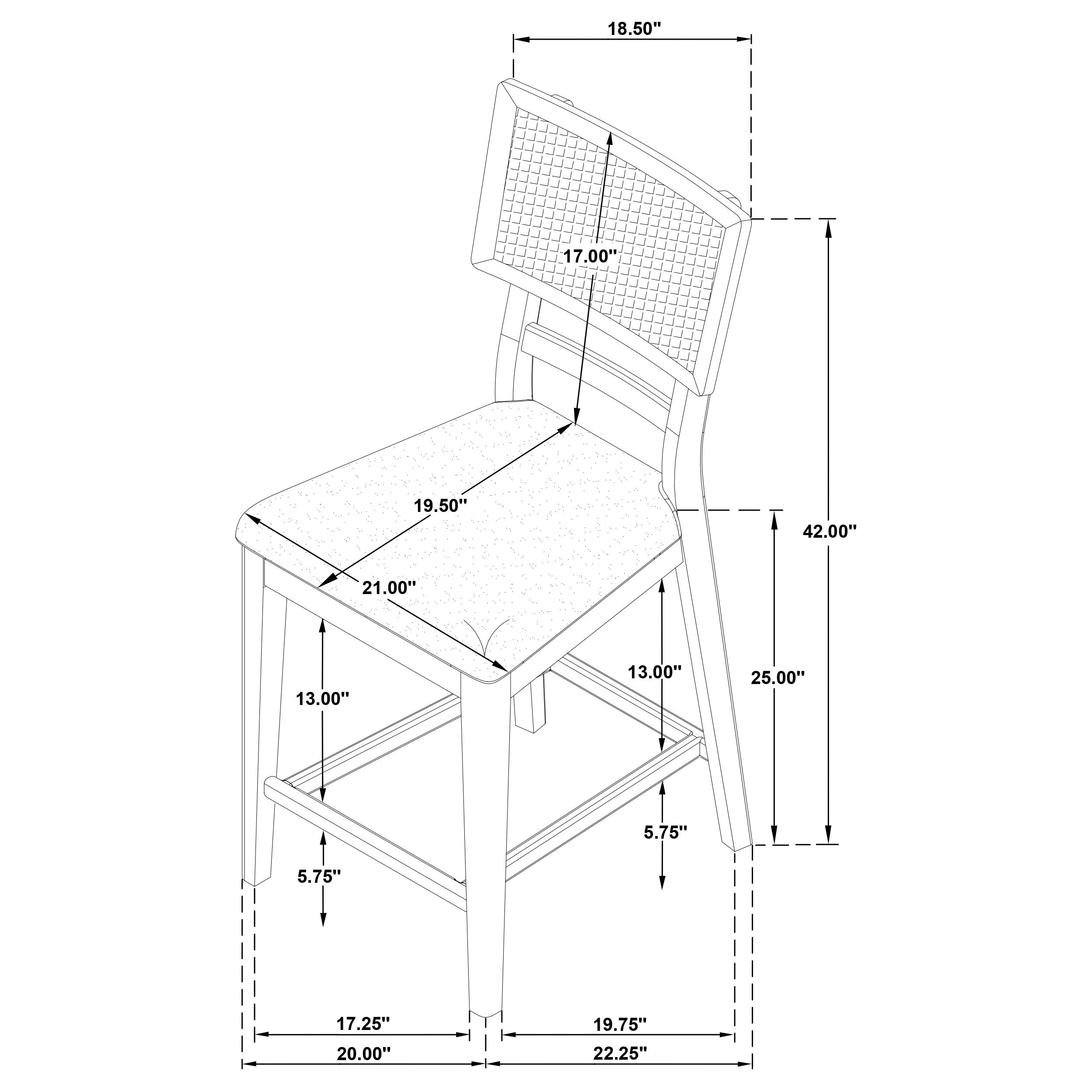 Kailani Counter Chair - Romeo & Juliet Furniture (Warren,MI)