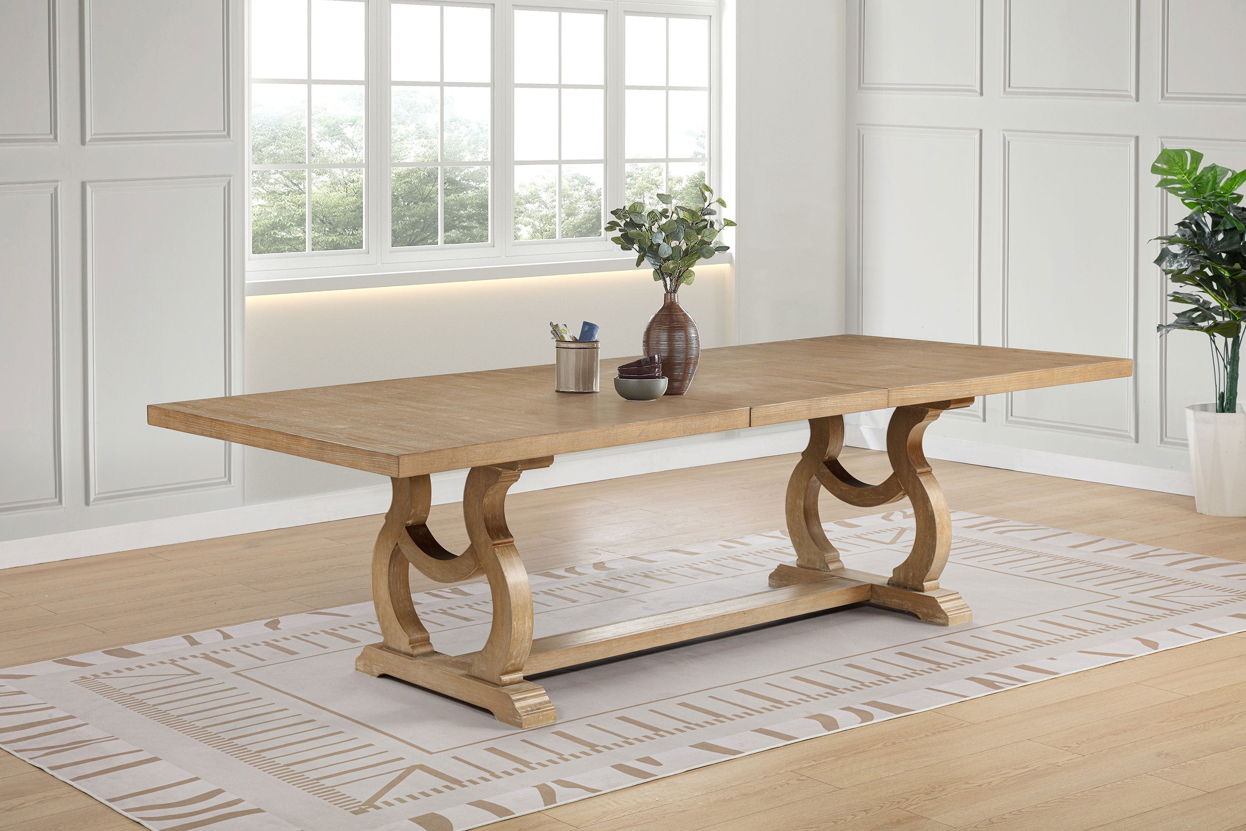 Brockway Extension Dining Table - Romeo & Juliet Furniture (Warren,MI)