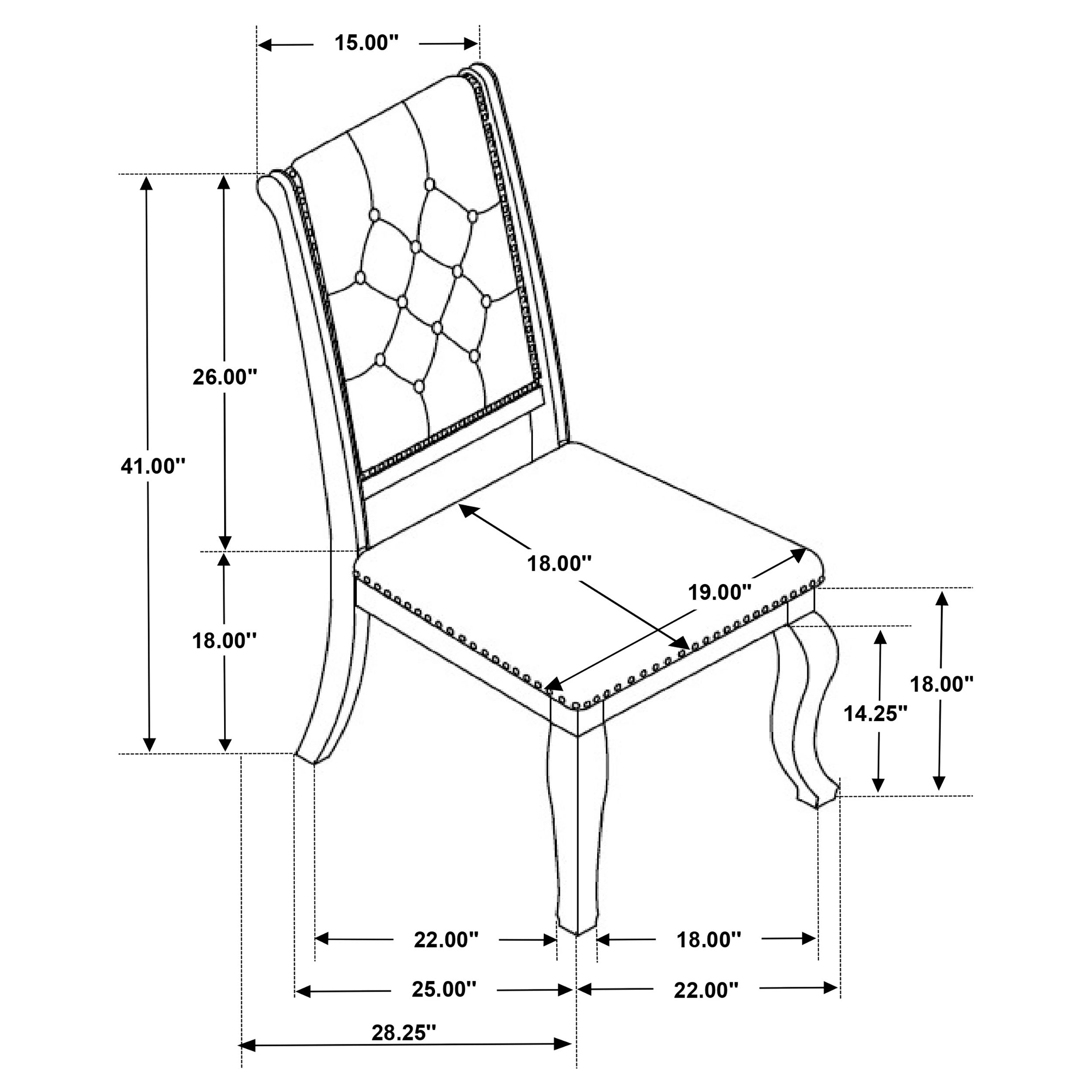Brockway Dining Side Chair - Romeo & Juliet Furniture (Warren,MI)