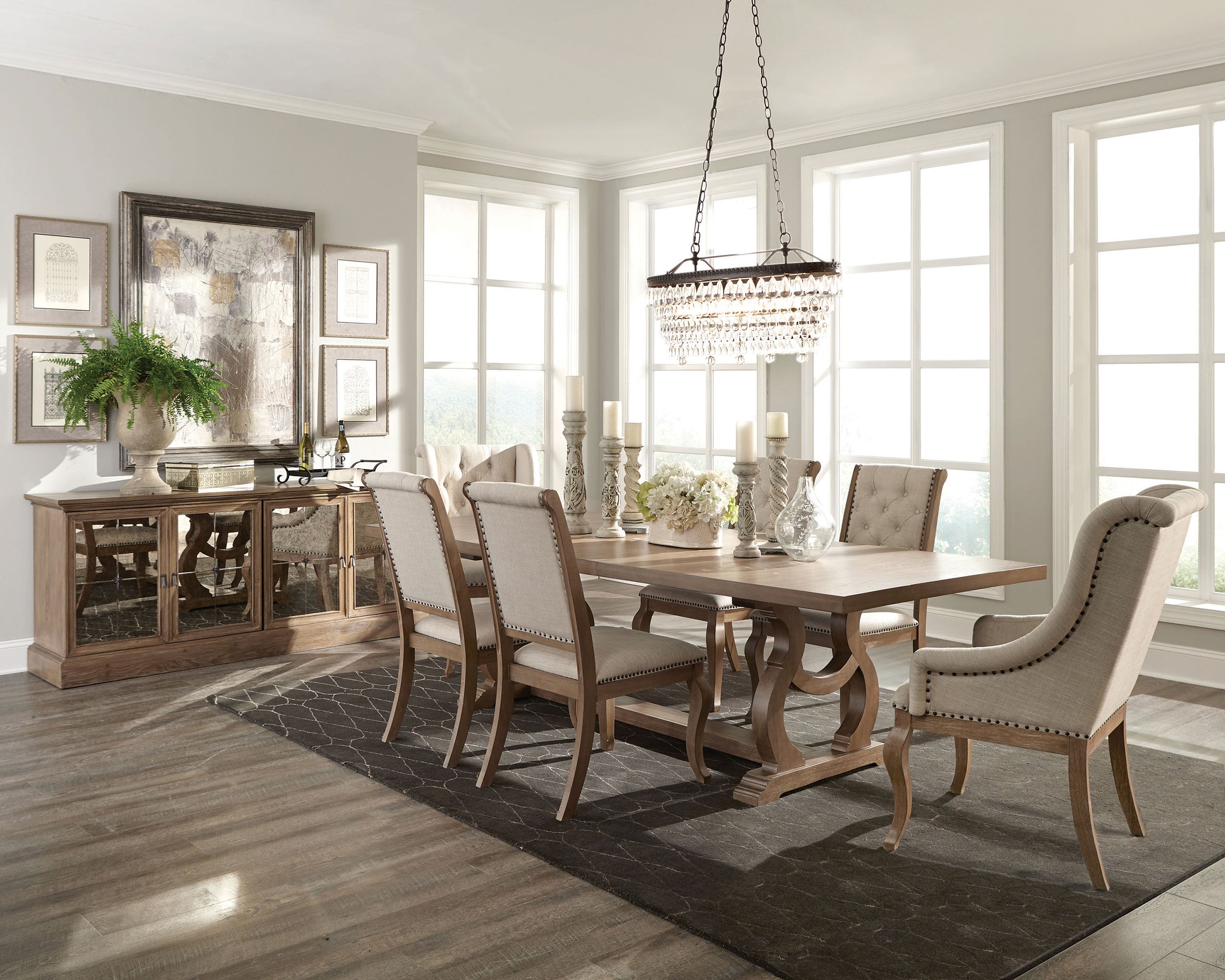 Brockway Dining Arm Chair - Romeo & Juliet Furniture (Warren,MI)