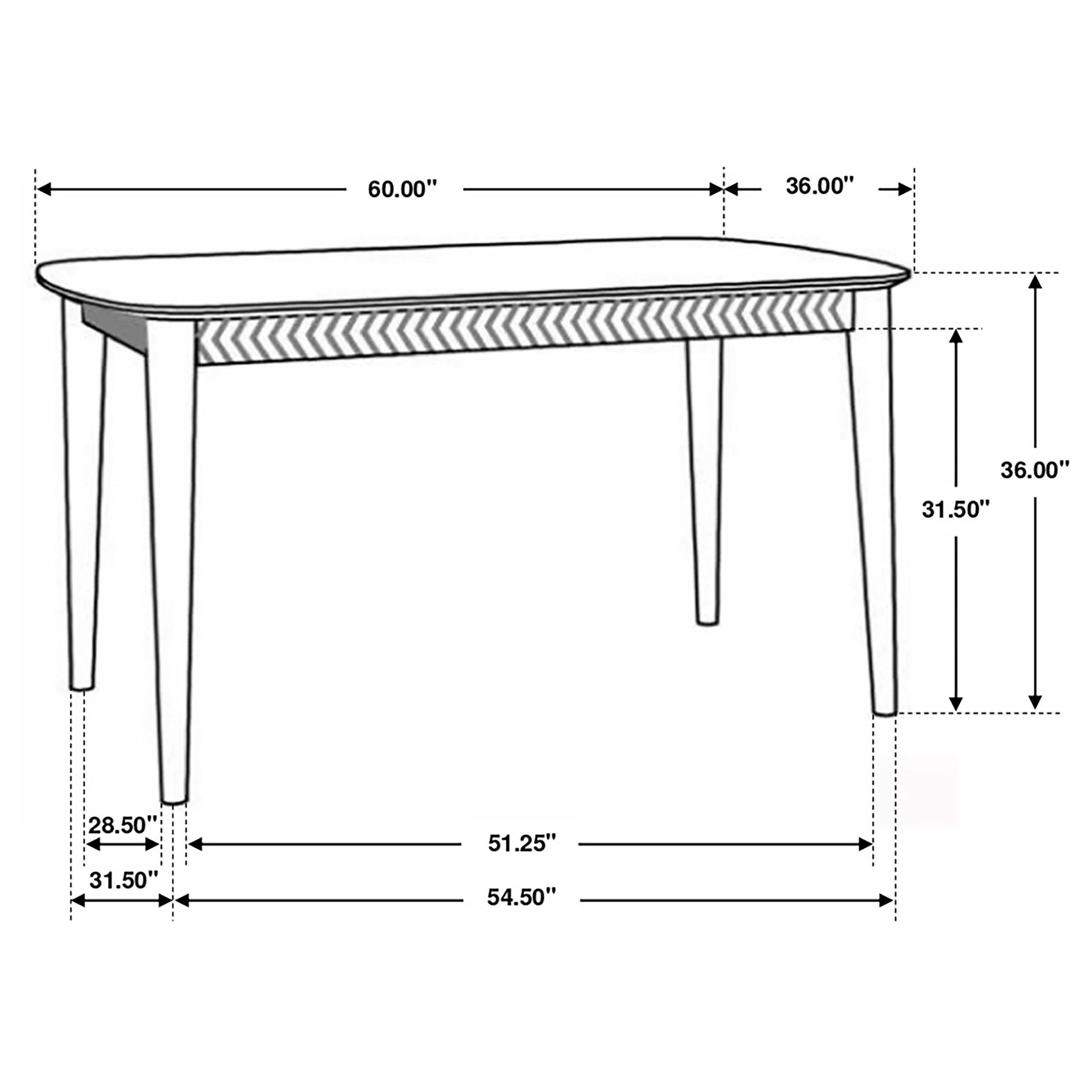 Partridge Counter Height Dining Table - Romeo & Juliet Furniture (Warren,MI)