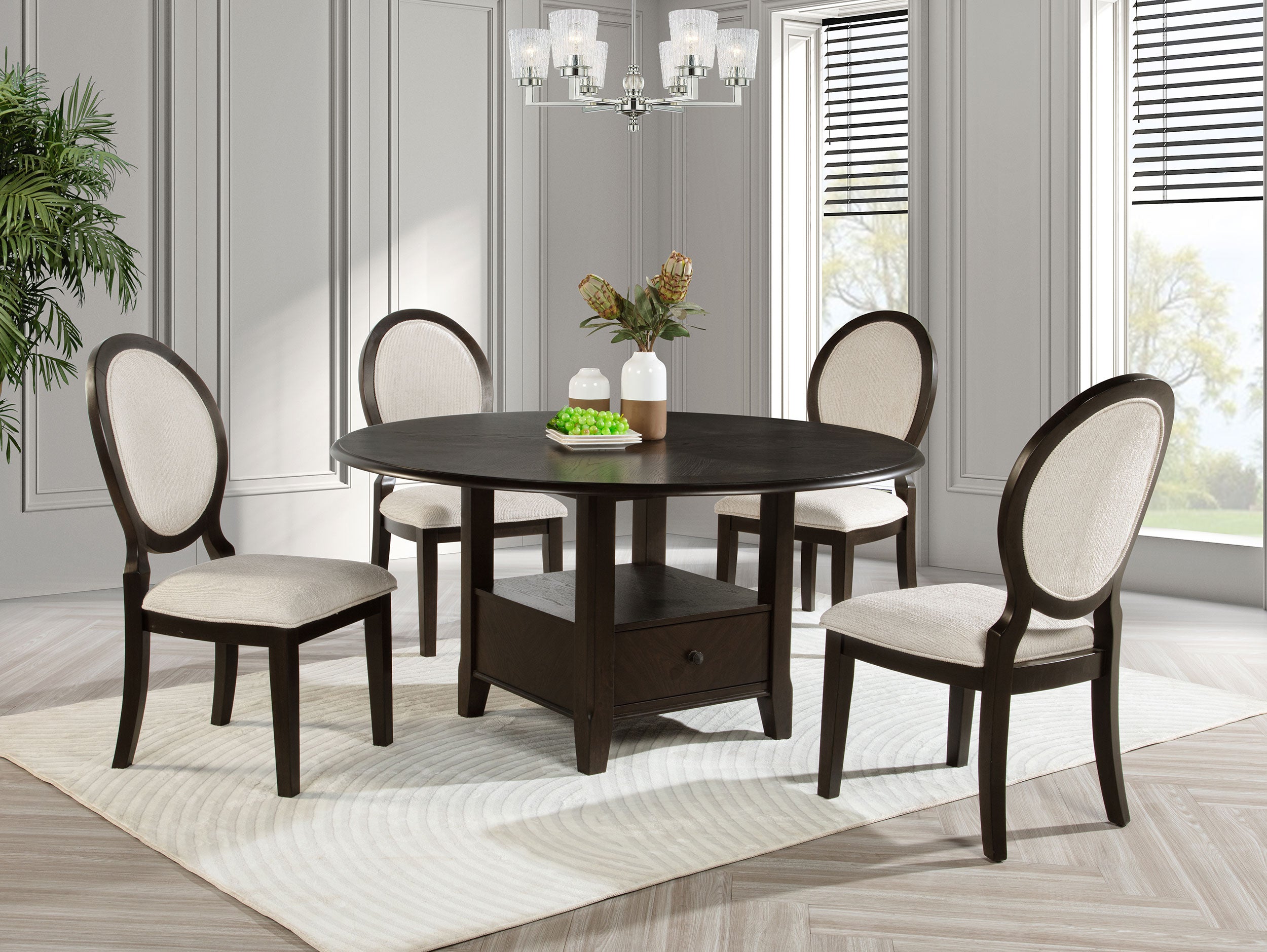 Twyla 5 Pc Dining Set - Romeo & Juliet Furniture (Warren,MI)