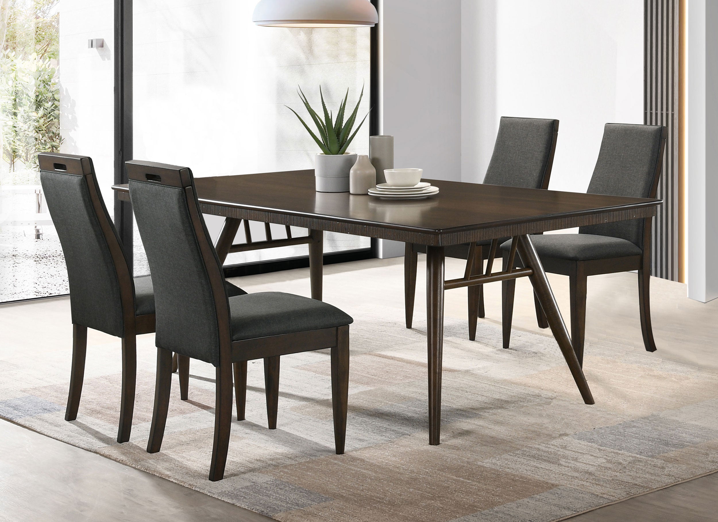 Wes Dining Set - Romeo & Juliet Furniture (Warren,MI)