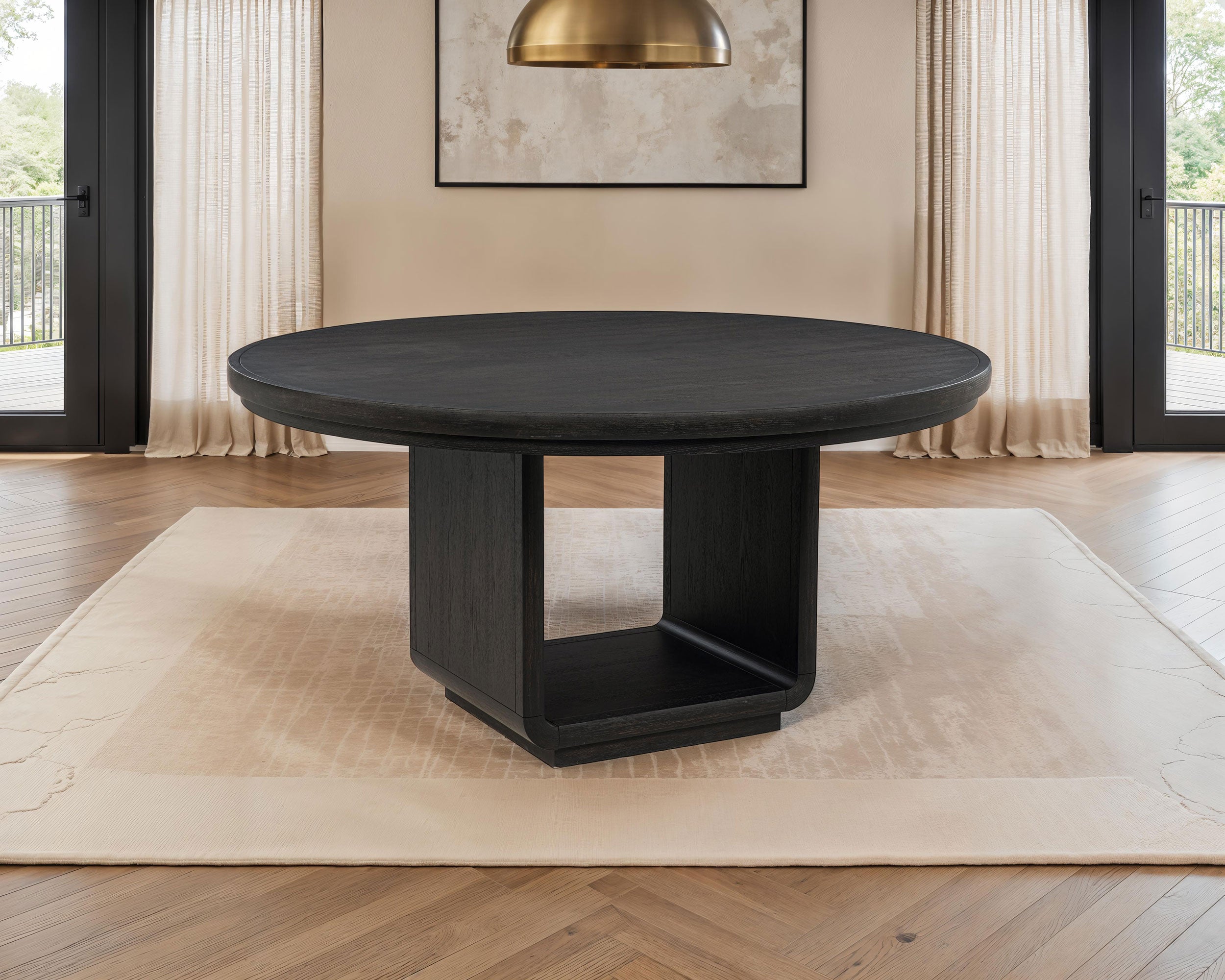 Leandro Dining Table - Romeo & Juliet Furniture (Warren,MI)
