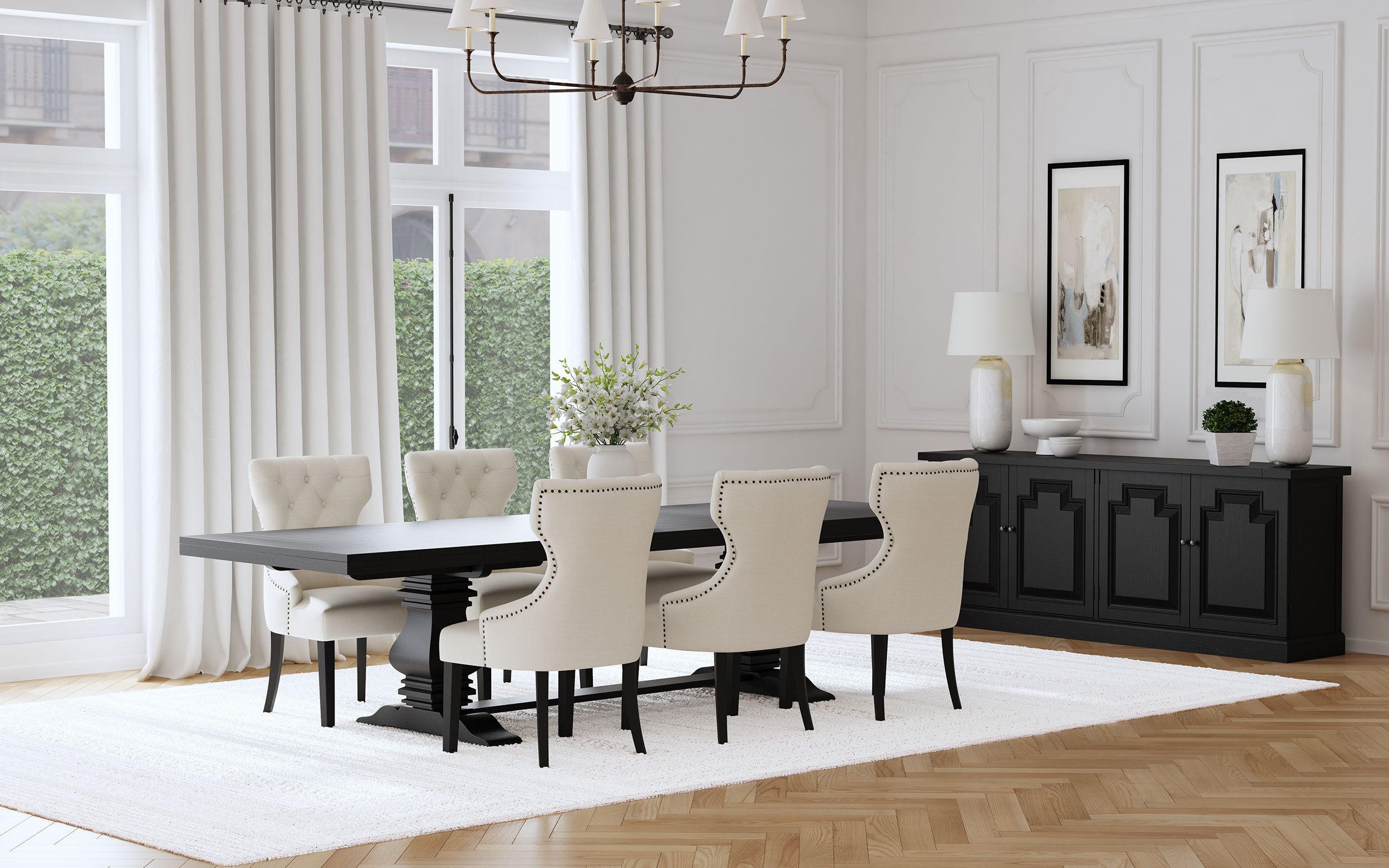 Florence Dining Set - Romeo & Juliet Furniture (Warren,MI)