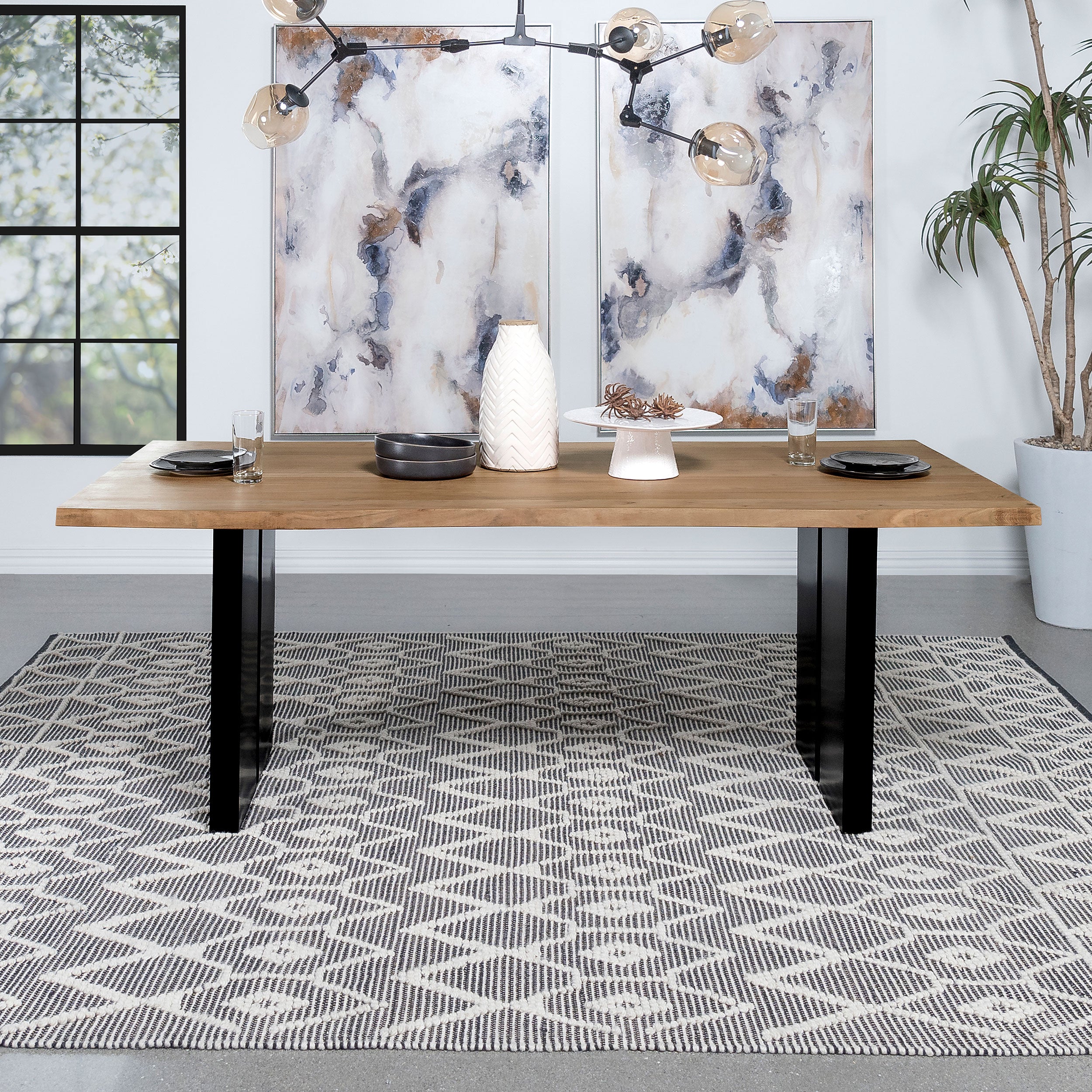 Bradshaw Dining Table - Romeo & Juliet Furniture (Warren,MI)