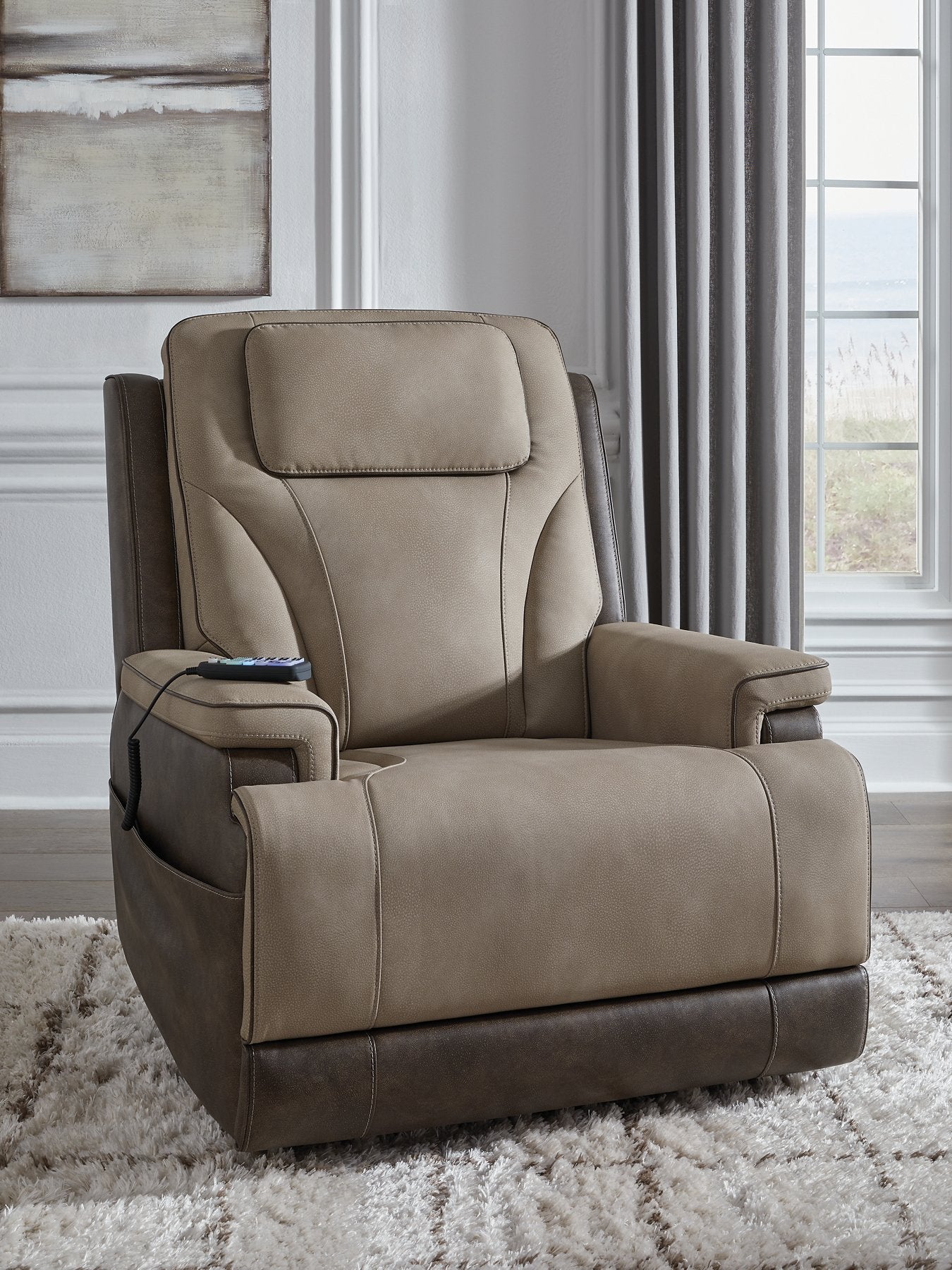 4Z-Peaceful Pause Power Lift Recliner - Romeo & Juliet Furniture (Warren,MI)