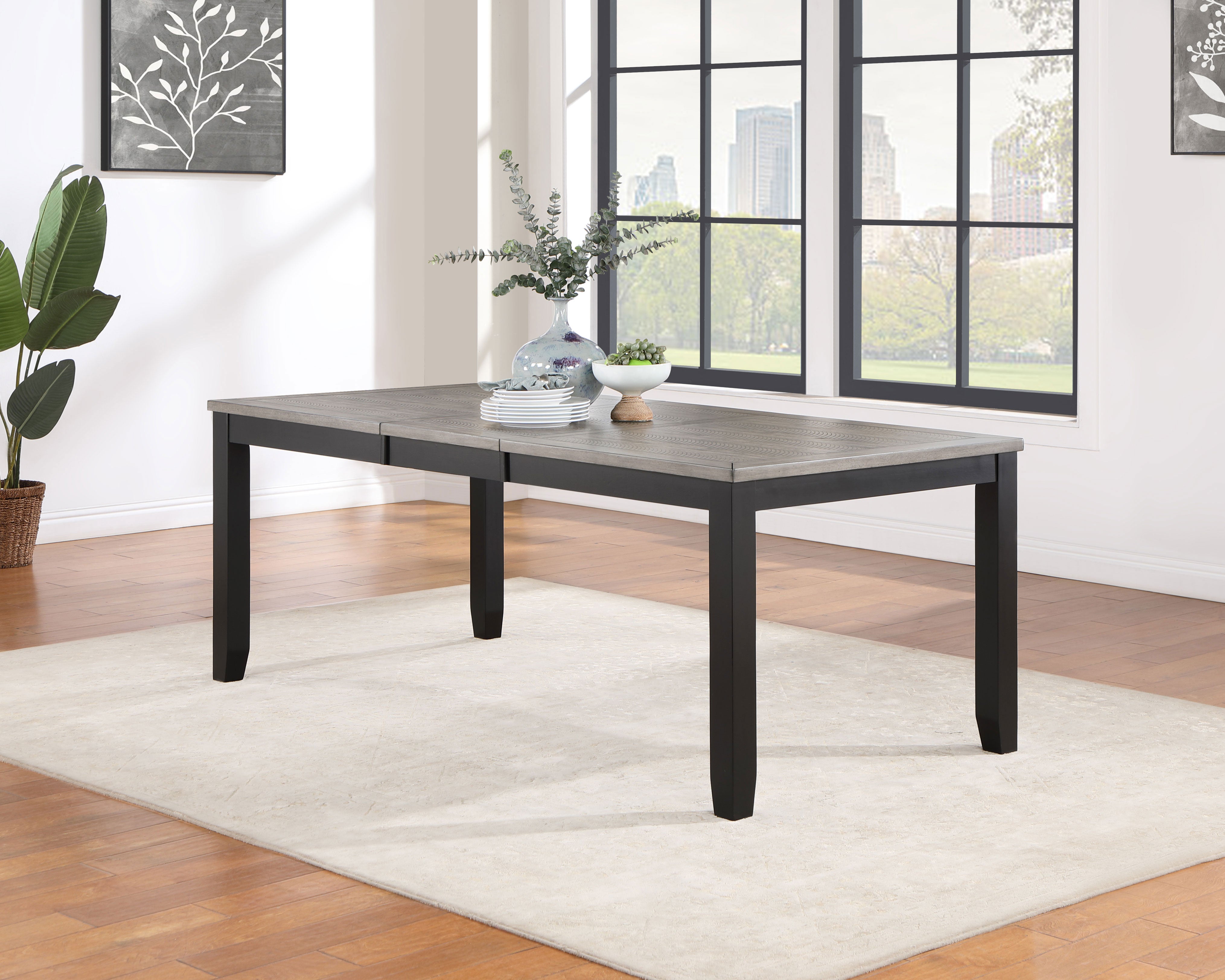Elodie Extension Dining Table - Romeo & Juliet Furniture (Warren,MI)