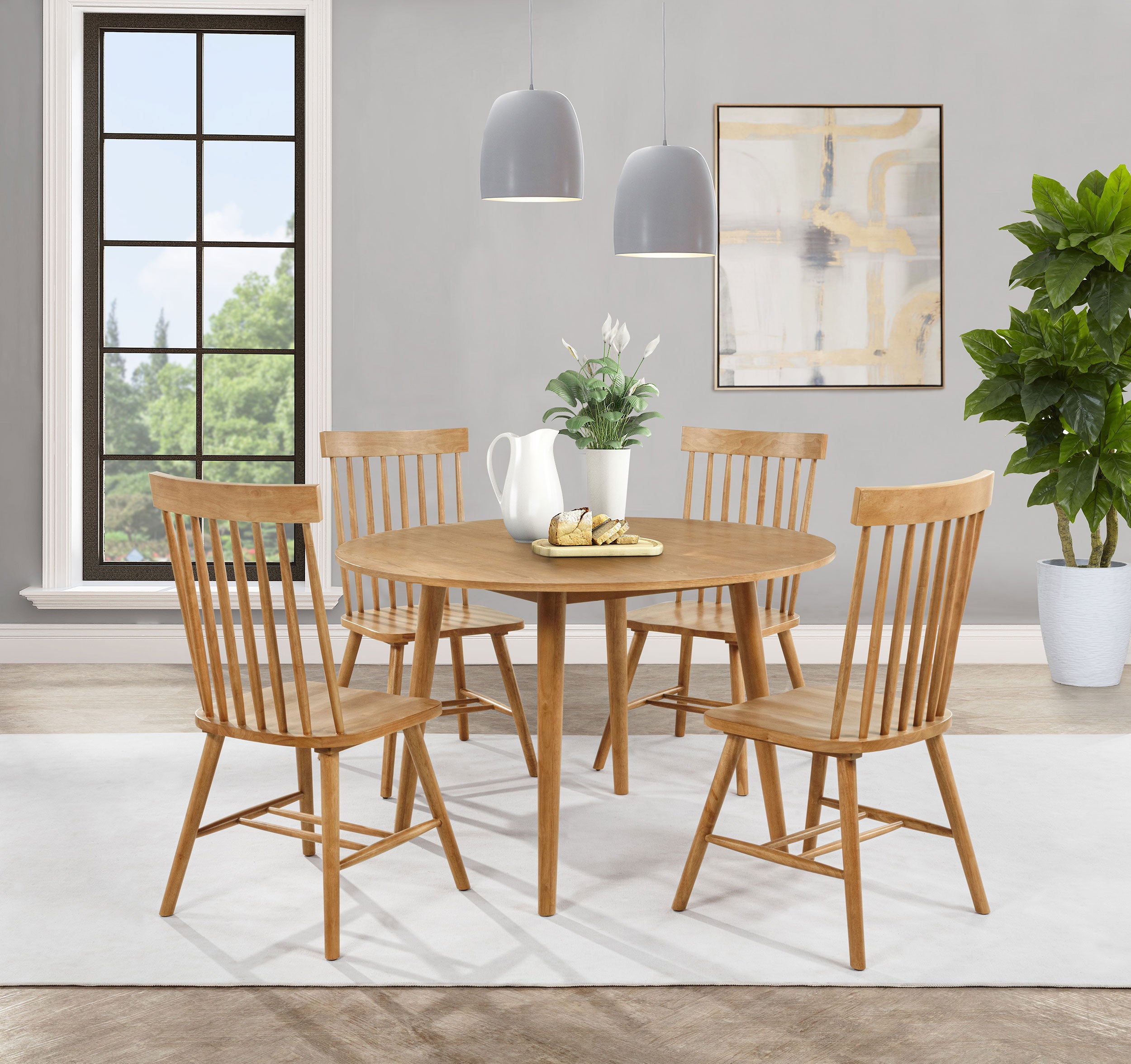Andrews Dining Set - Romeo & Juliet Furniture (Warren,MI)