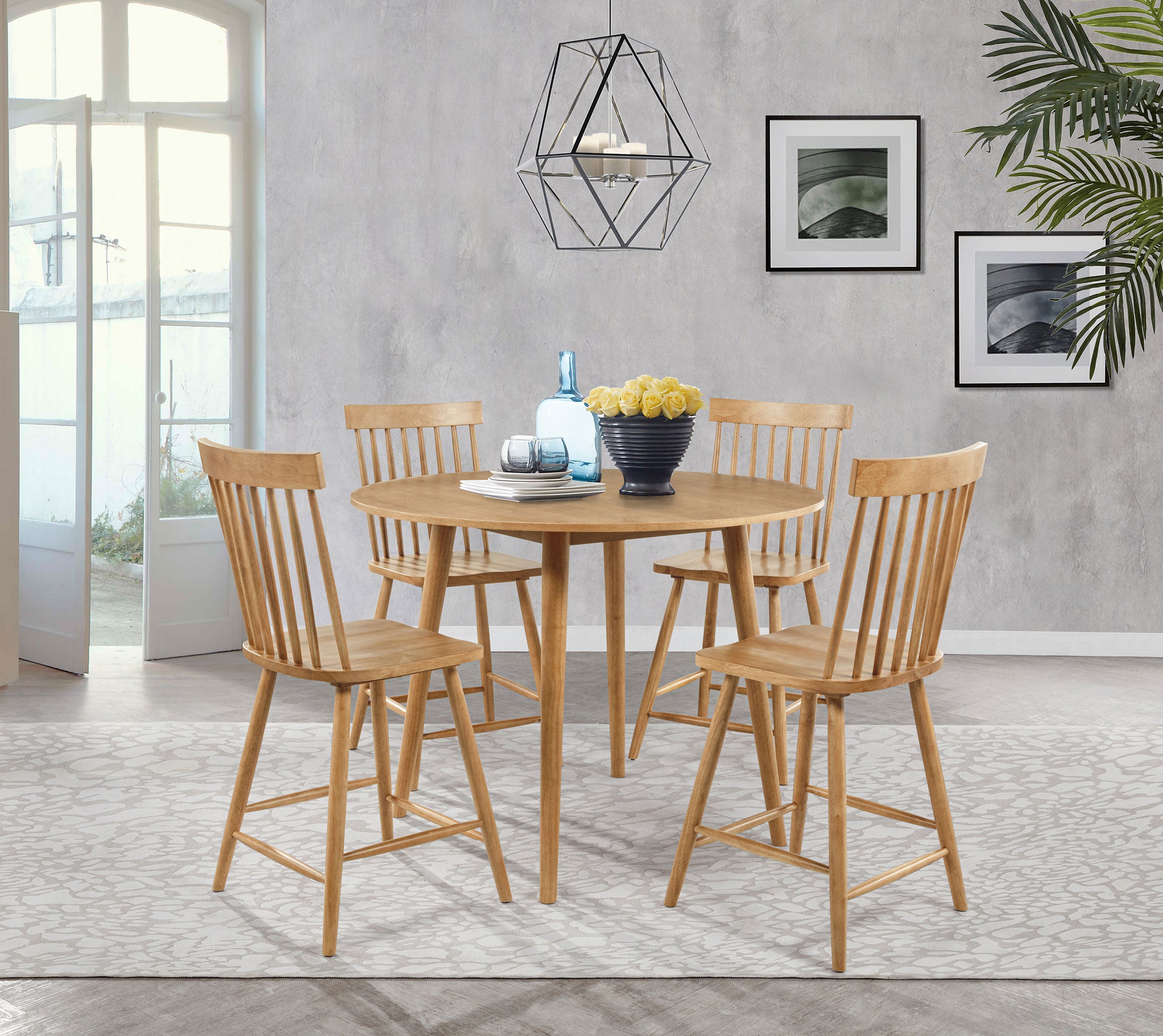 Andrews Counter Height Dining Set - Romeo & Juliet Furniture (Warren,MI)