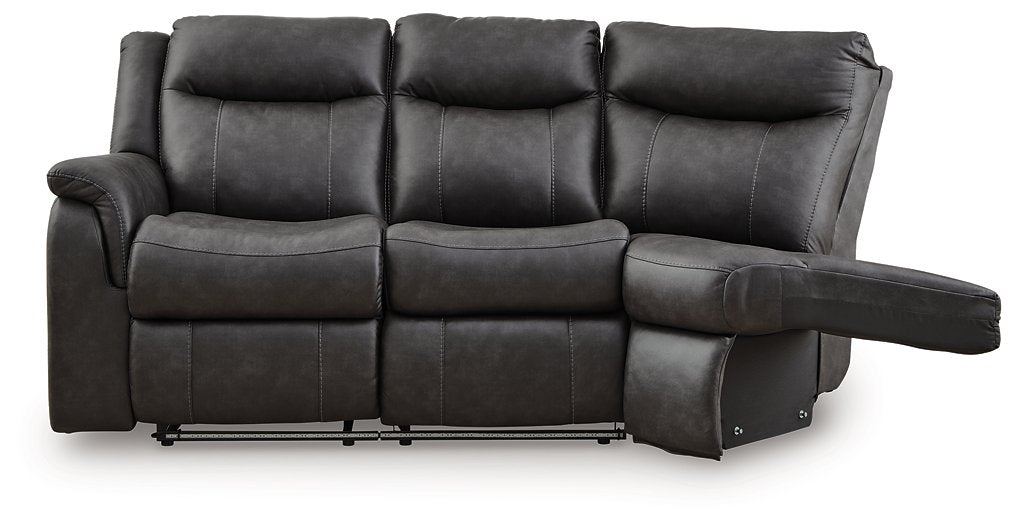 Sultan Meadow Reclining Sectional - Romeo & Juliet Furniture (Warren,MI)