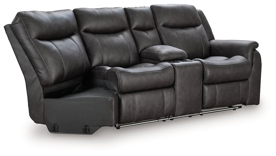 Sultan Meadow Reclining Sectional - Romeo & Juliet Furniture (Warren,MI)