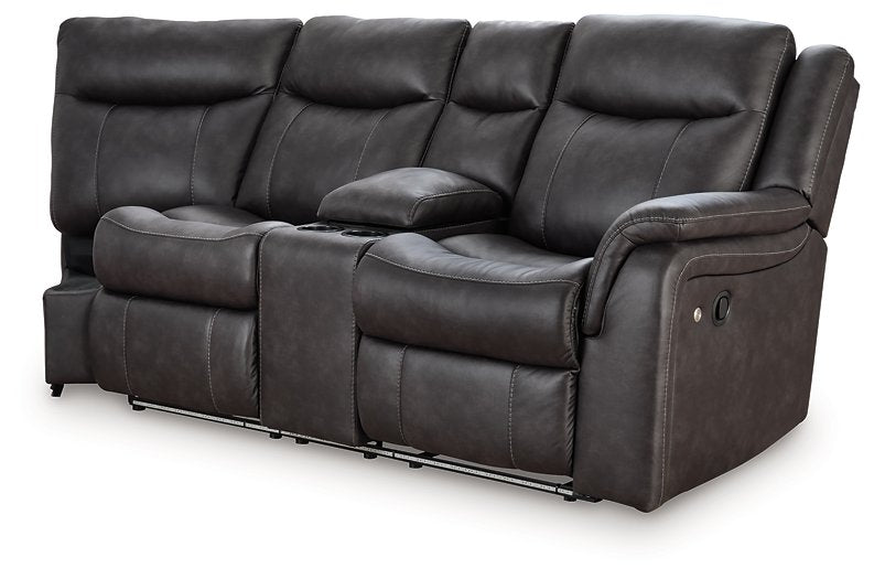 Sultan Meadow Reclining Sectional - Romeo & Juliet Furniture (Warren,MI)