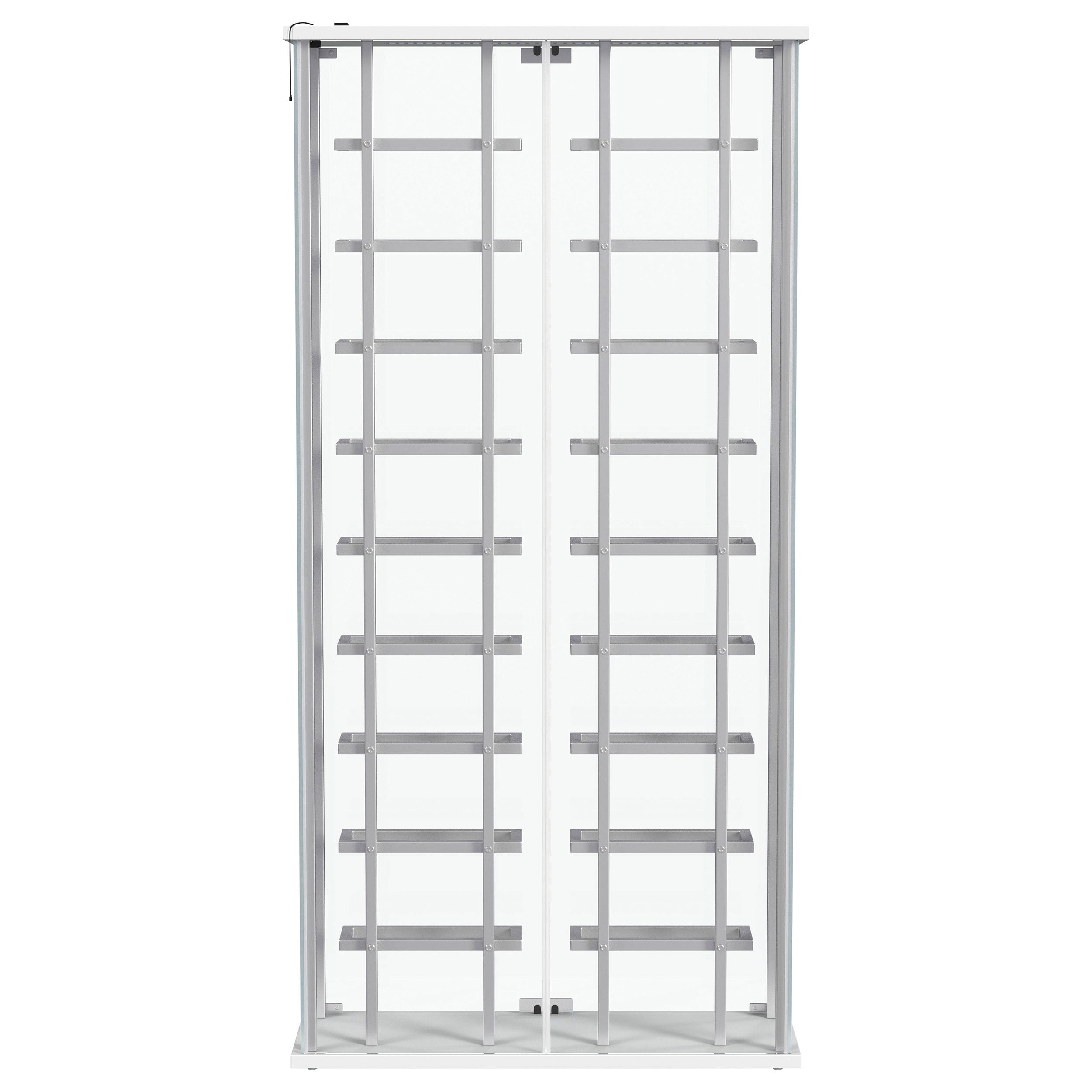 Montara Wine Cabinet with LED Lighting - Romeo & Juliet Furniture (Warren,MI)