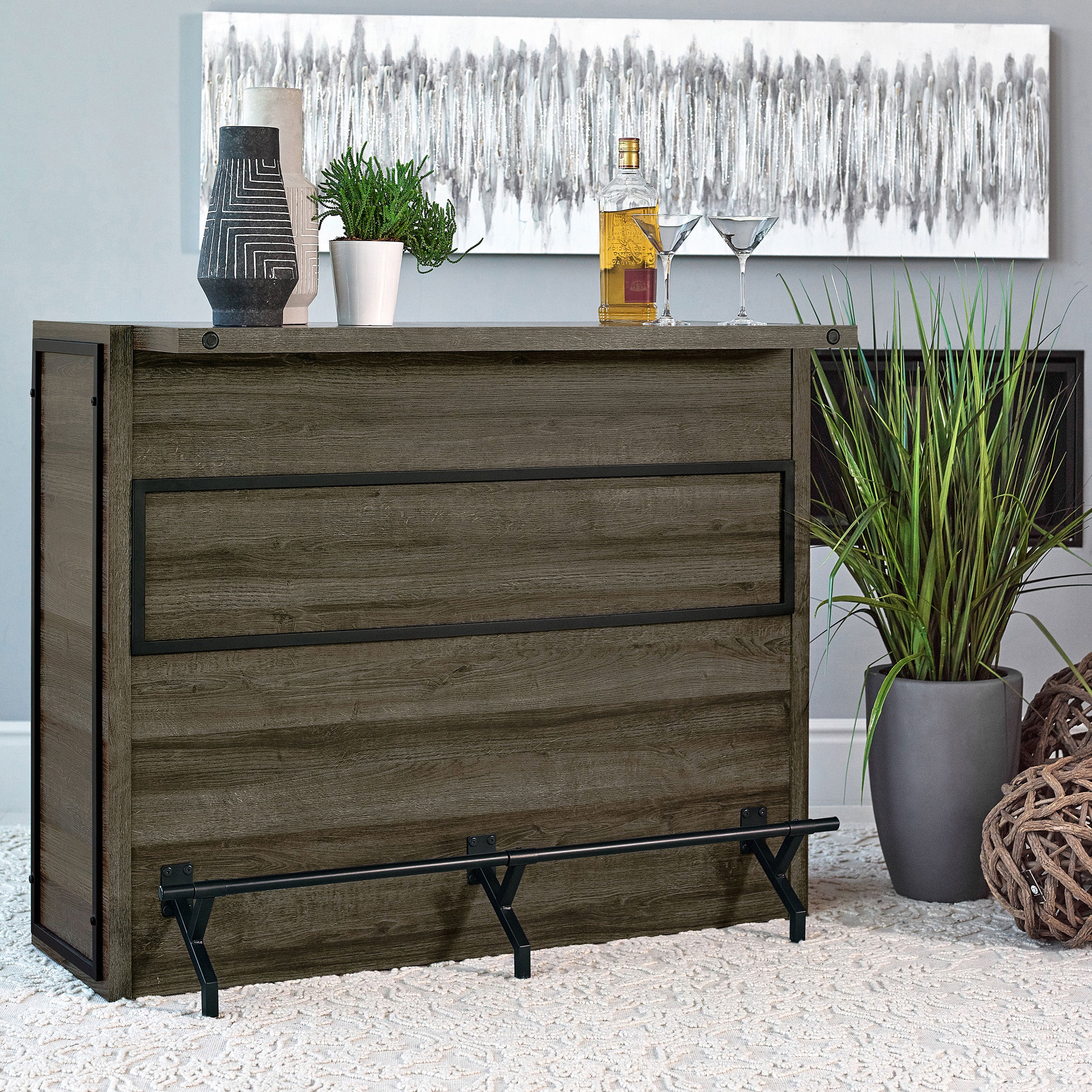 Joe Home Bar - Romeo & Juliet Furniture (Warren,MI)