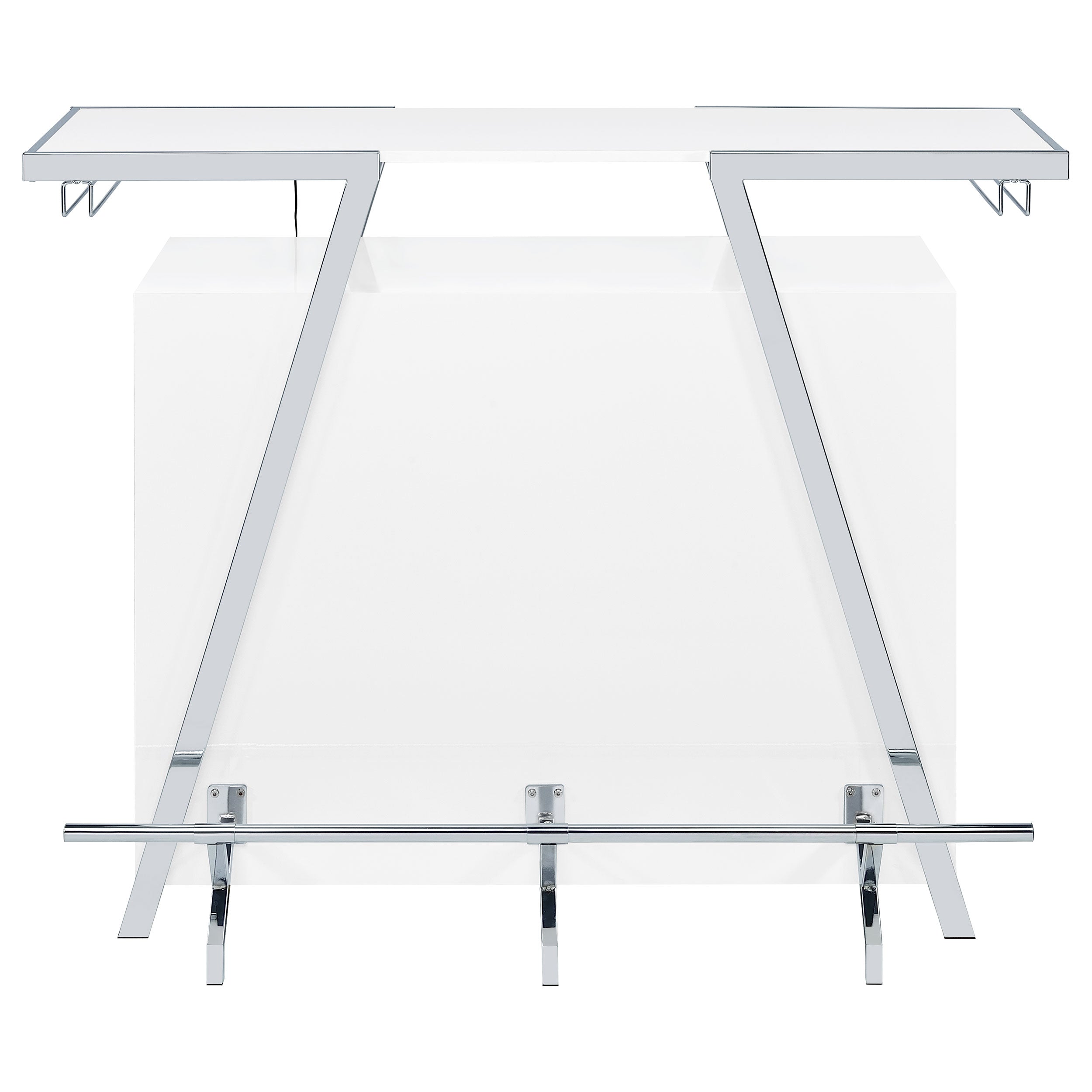 Araceli Home Bar with LED Lighting - Romeo & Juliet Furniture (Warren,MI)