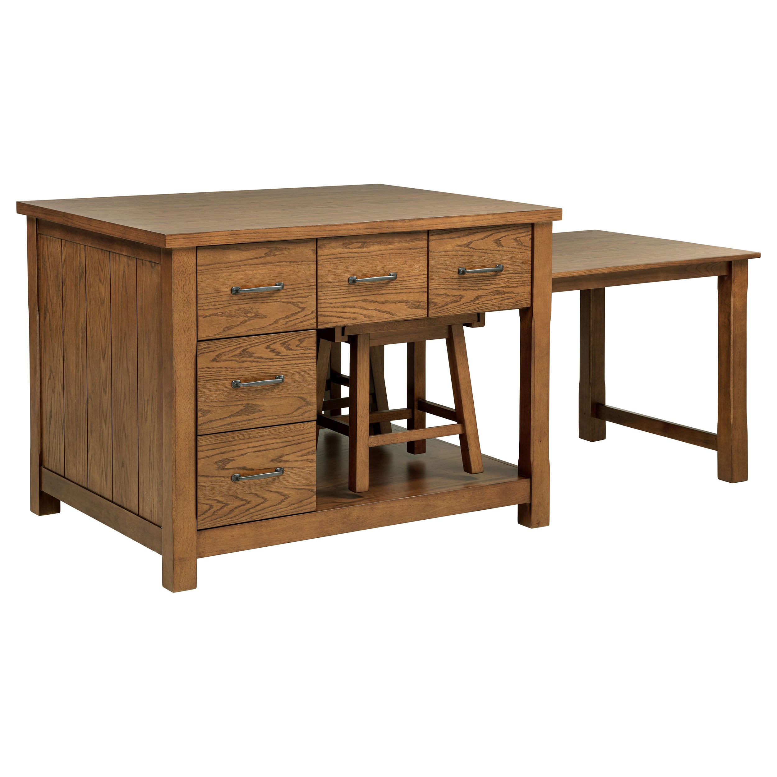 Mayfair Kitchen Island Set - Romeo & Juliet Furniture (Warren,MI)
