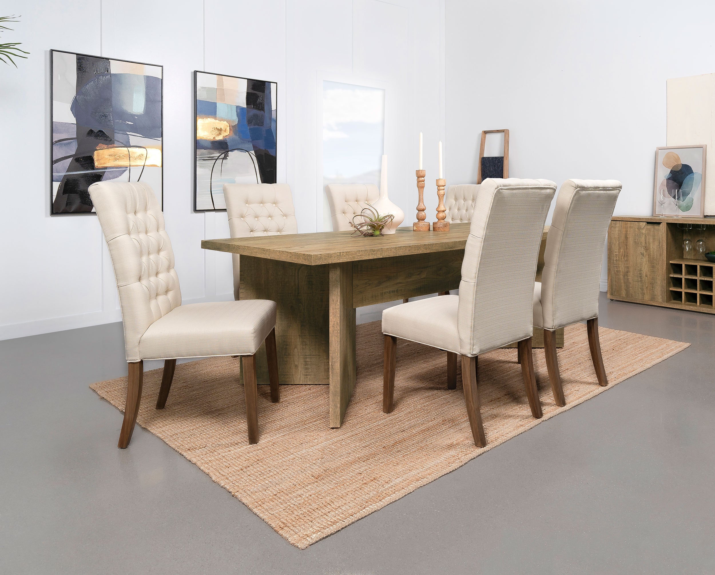 Jamestown Dining Table - Romeo & Juliet Furniture (Warren,MI)