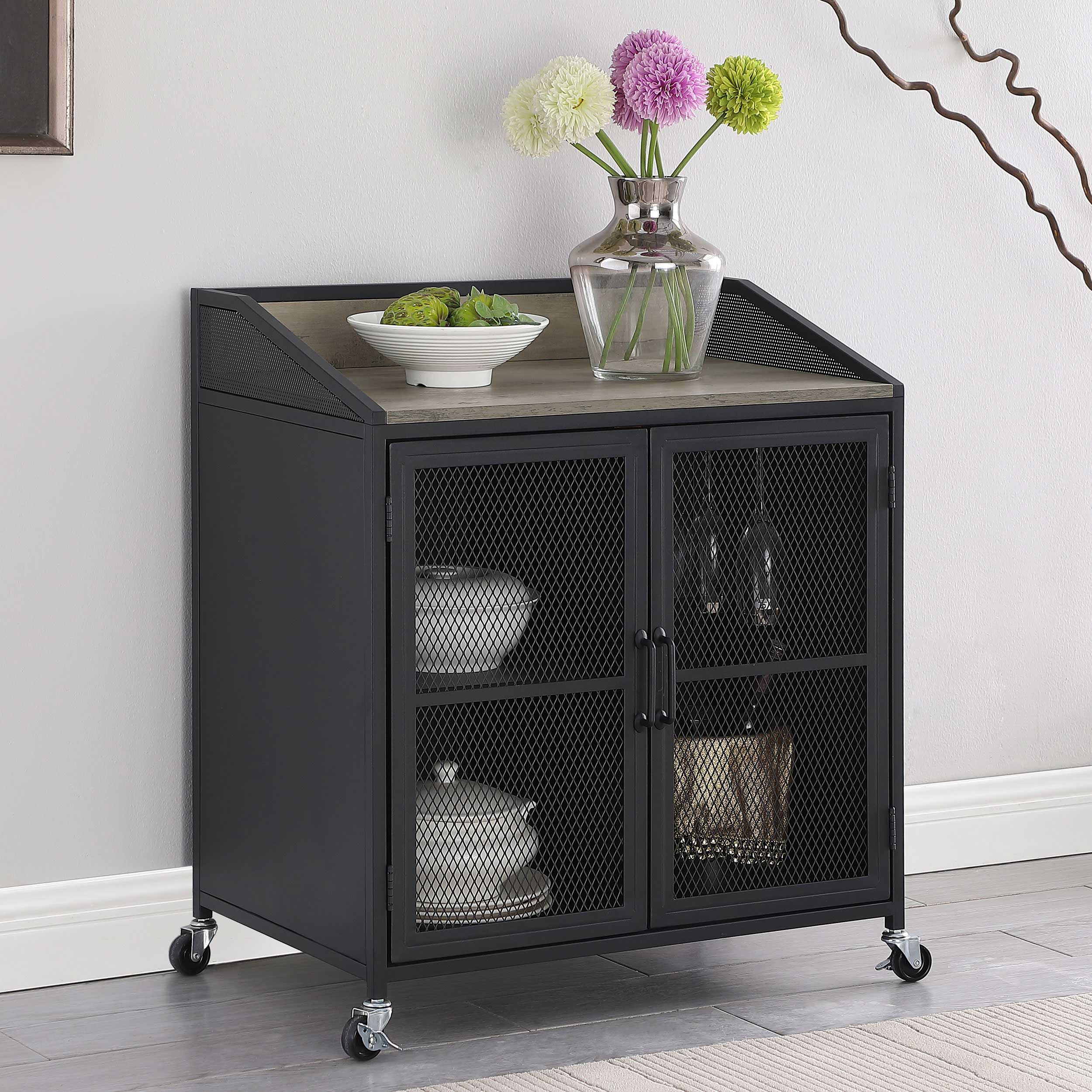 Arlette Bar Cabinet - Romeo & Juliet Furniture (Warren,MI)
