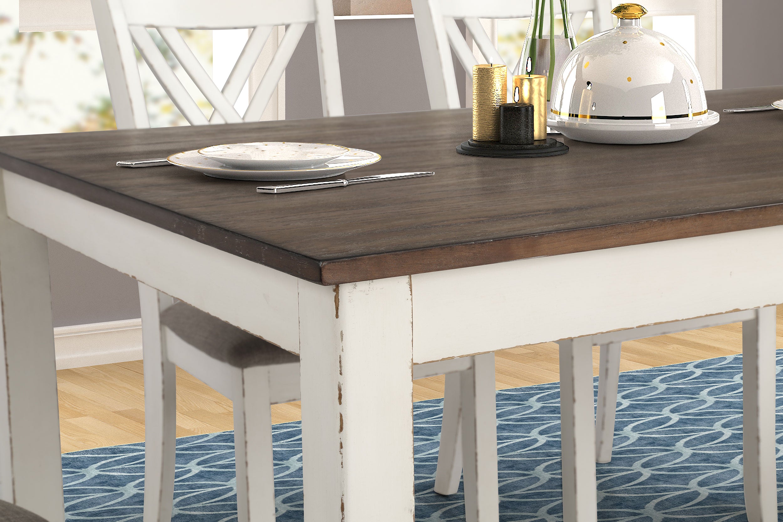 Fortress Dining Set - Romeo & Juliet Furniture (Warren,MI)