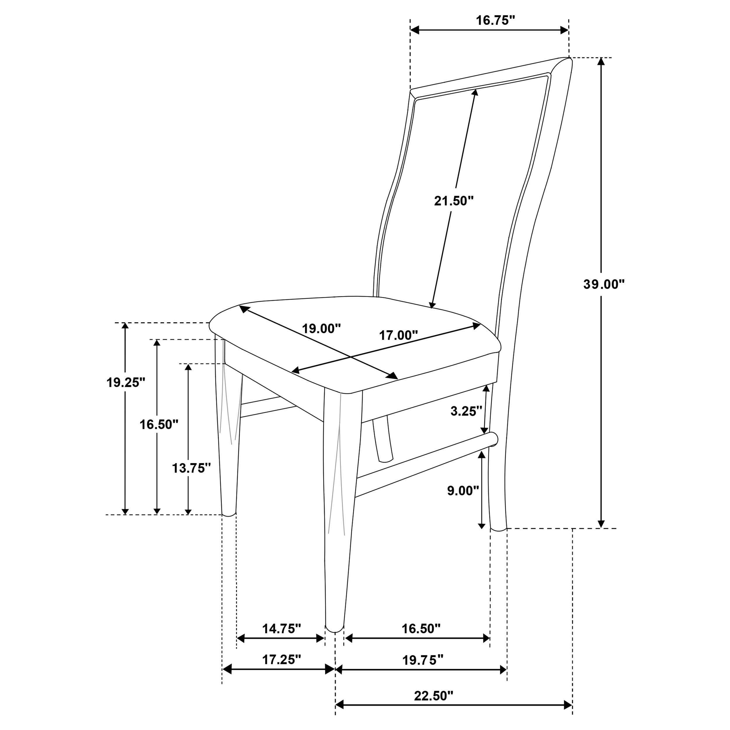 Adina Dining Set - Romeo & Juliet Furniture (Warren,MI)