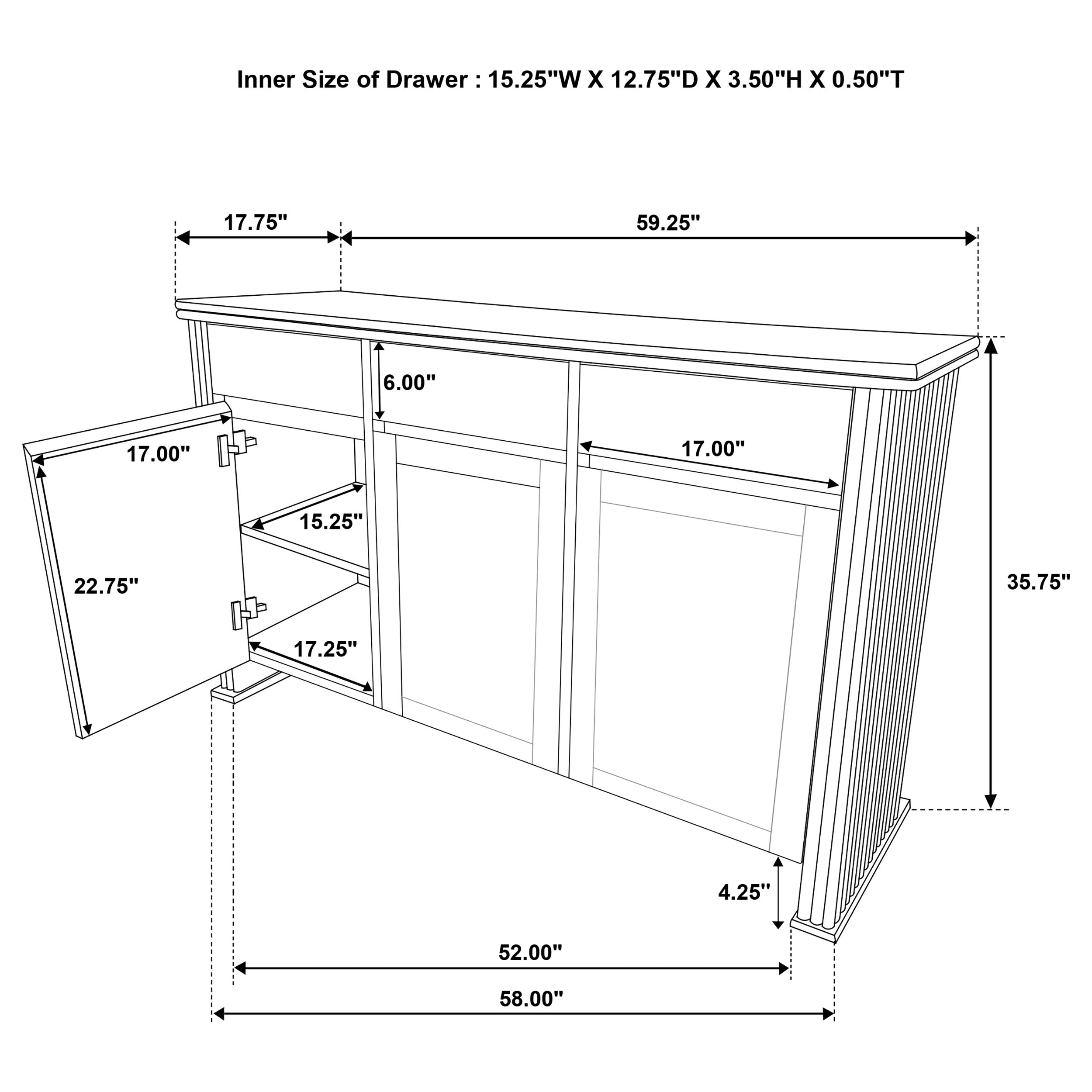 Adina Dining Set - Romeo & Juliet Furniture (Warren,MI)