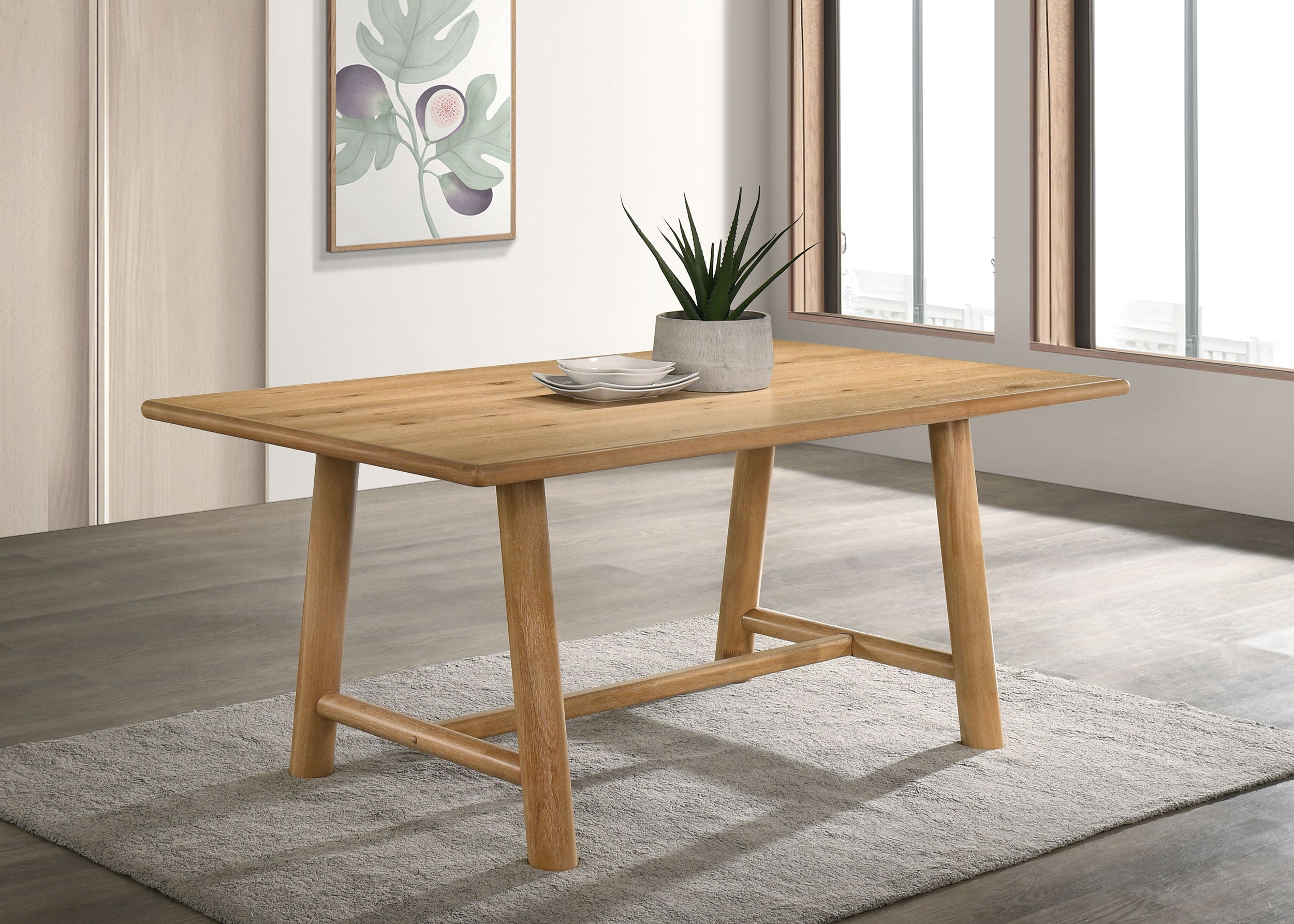Duncan Dining Table - Romeo & Juliet Furniture (Warren,MI)