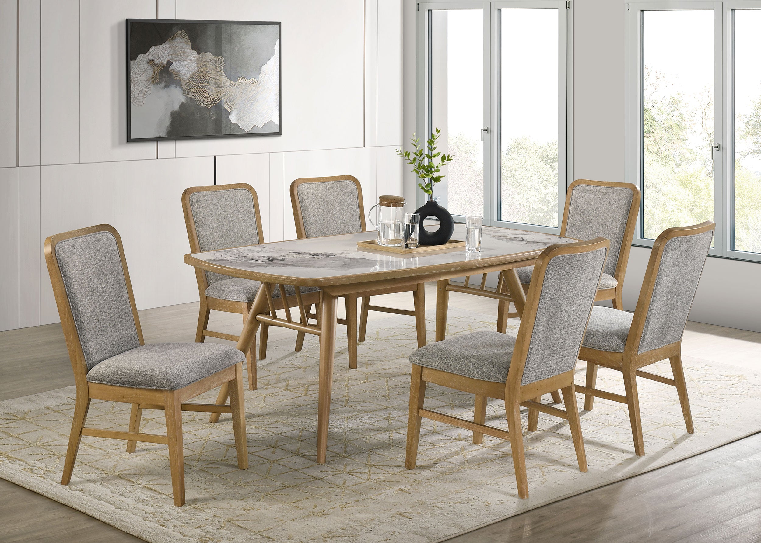 Croyden Dining Set - Romeo & Juliet Furniture (Warren,MI)